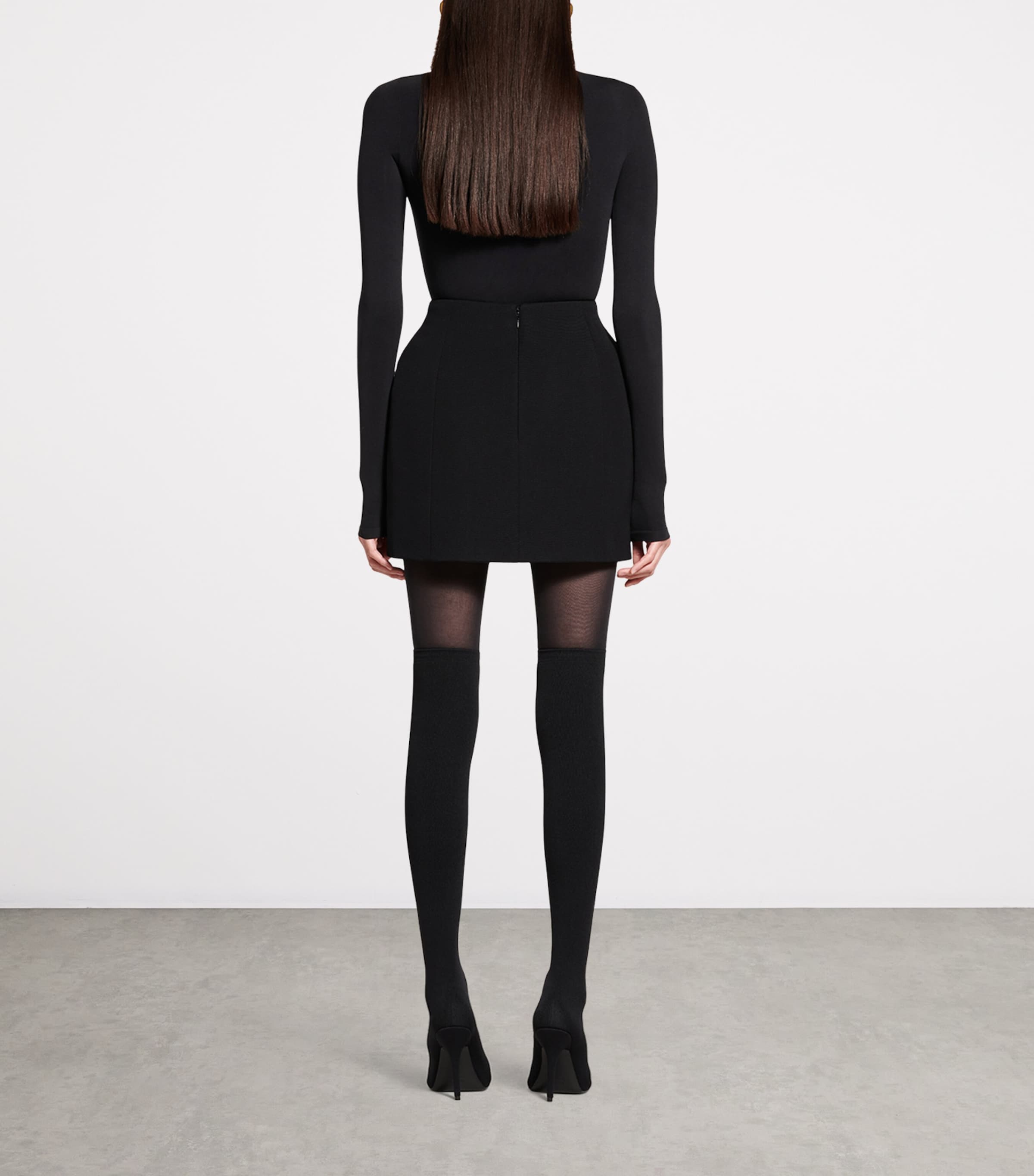 Balenciaga Hourglass Mini Skirt | Harrods US