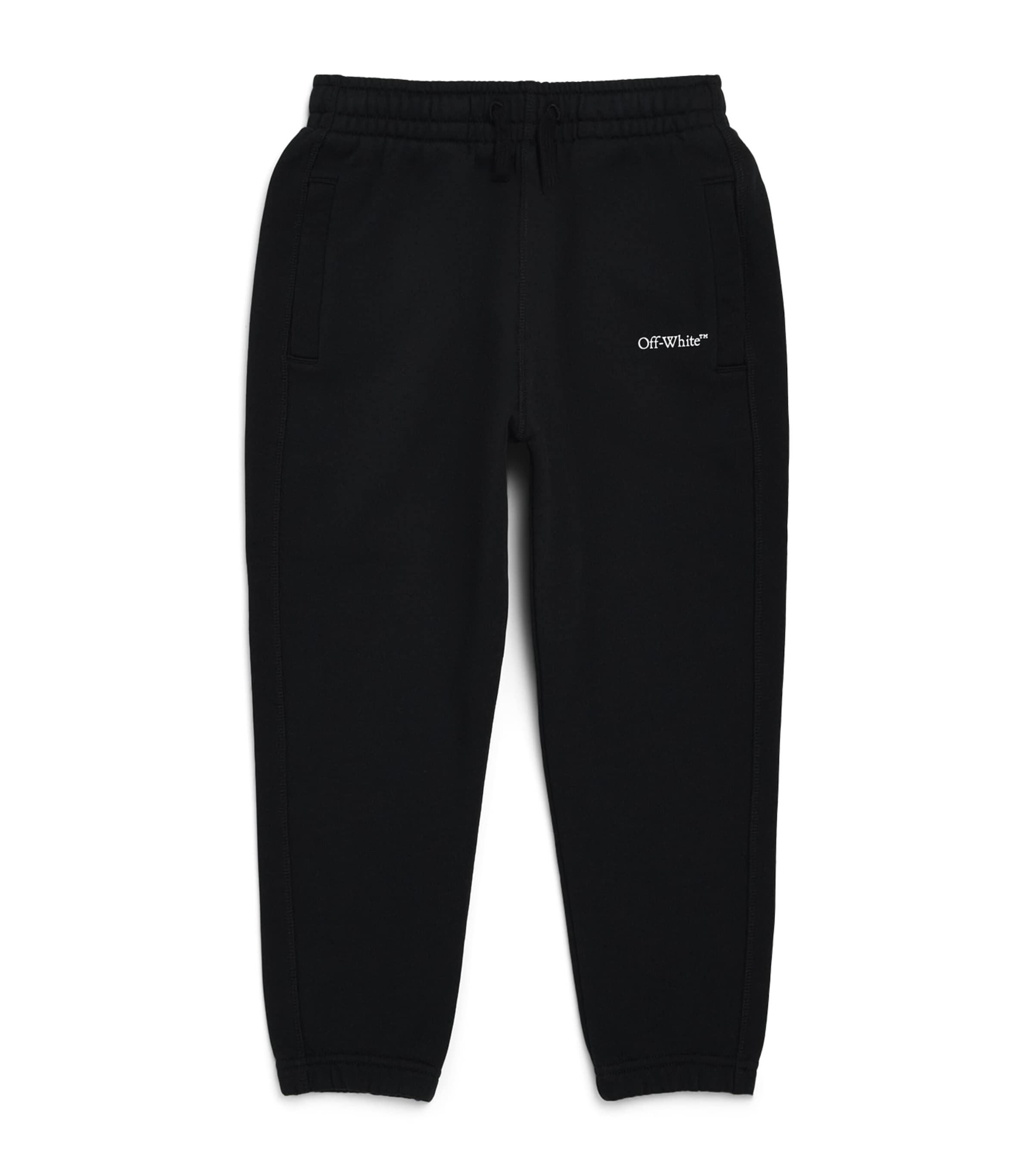 Off-White Kids Cotton Bookish Sweatpants (4-12+ Years) Black Image 1