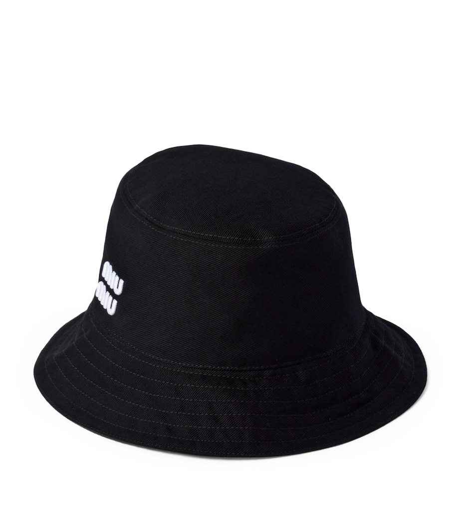 Cotton Logo Bucket Hat F0967 Image 1