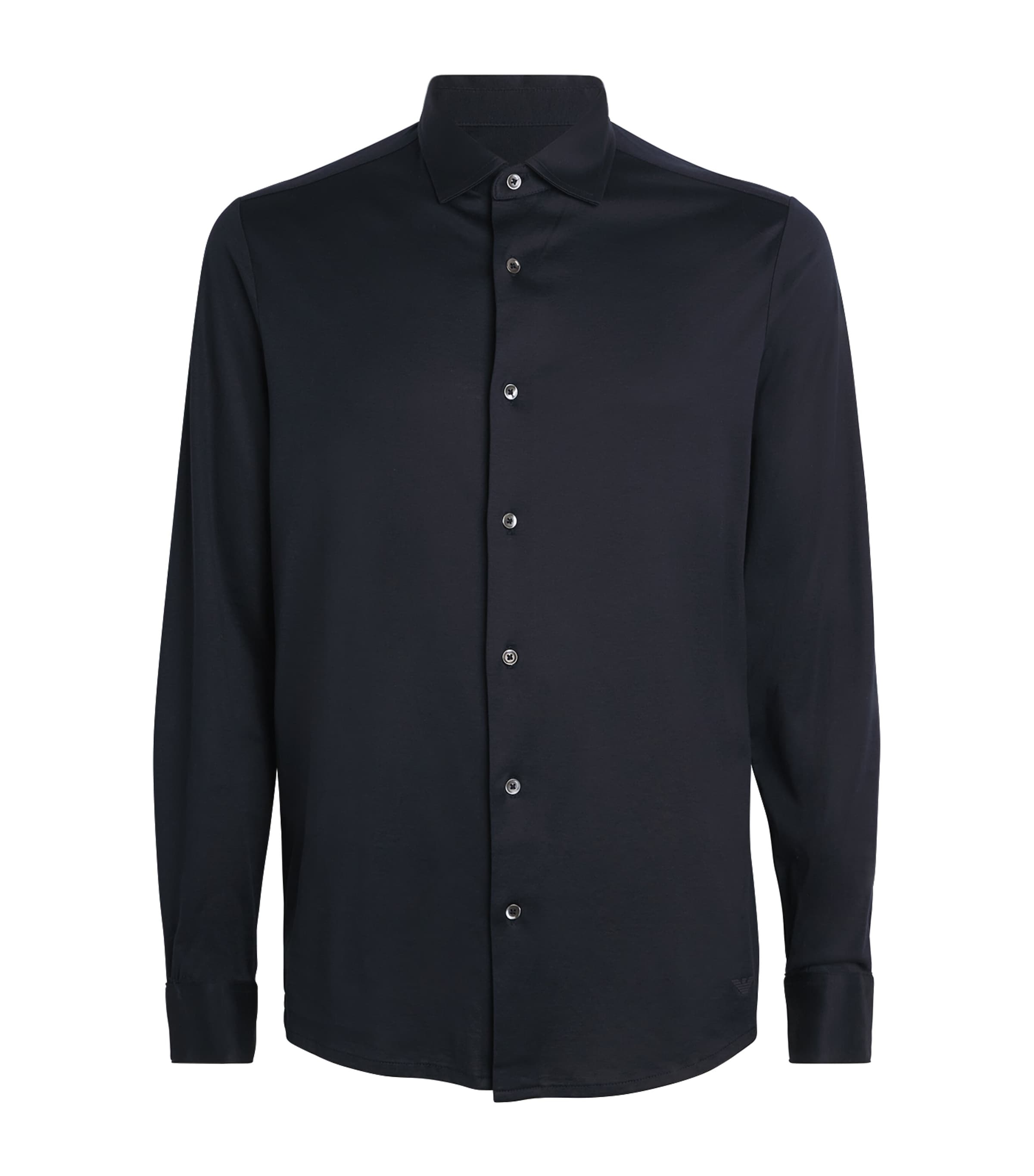 Lyocell-Cotton Long-Sleeve Shirt 920 Image 1