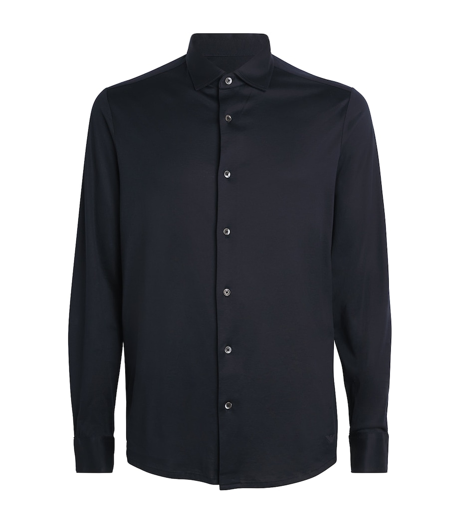 Lyocell-Cotton Long-Sleeve Shirt 920 Image 1