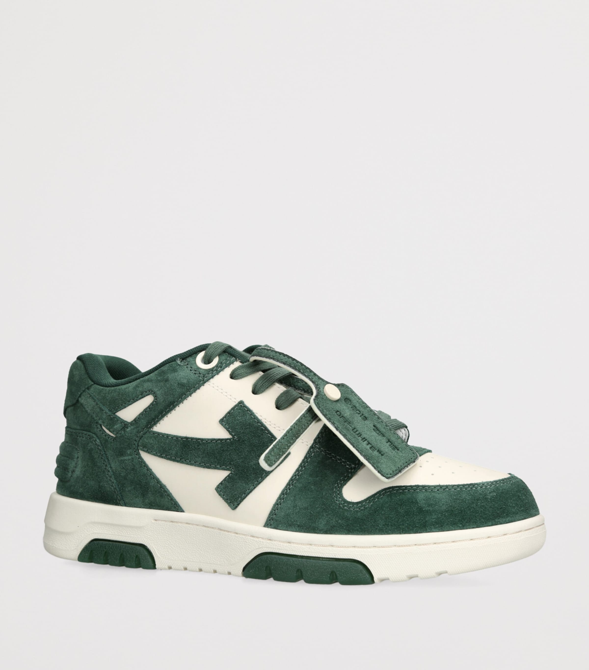 Suede Out of Office Sneakers DARK GREEN Image 3