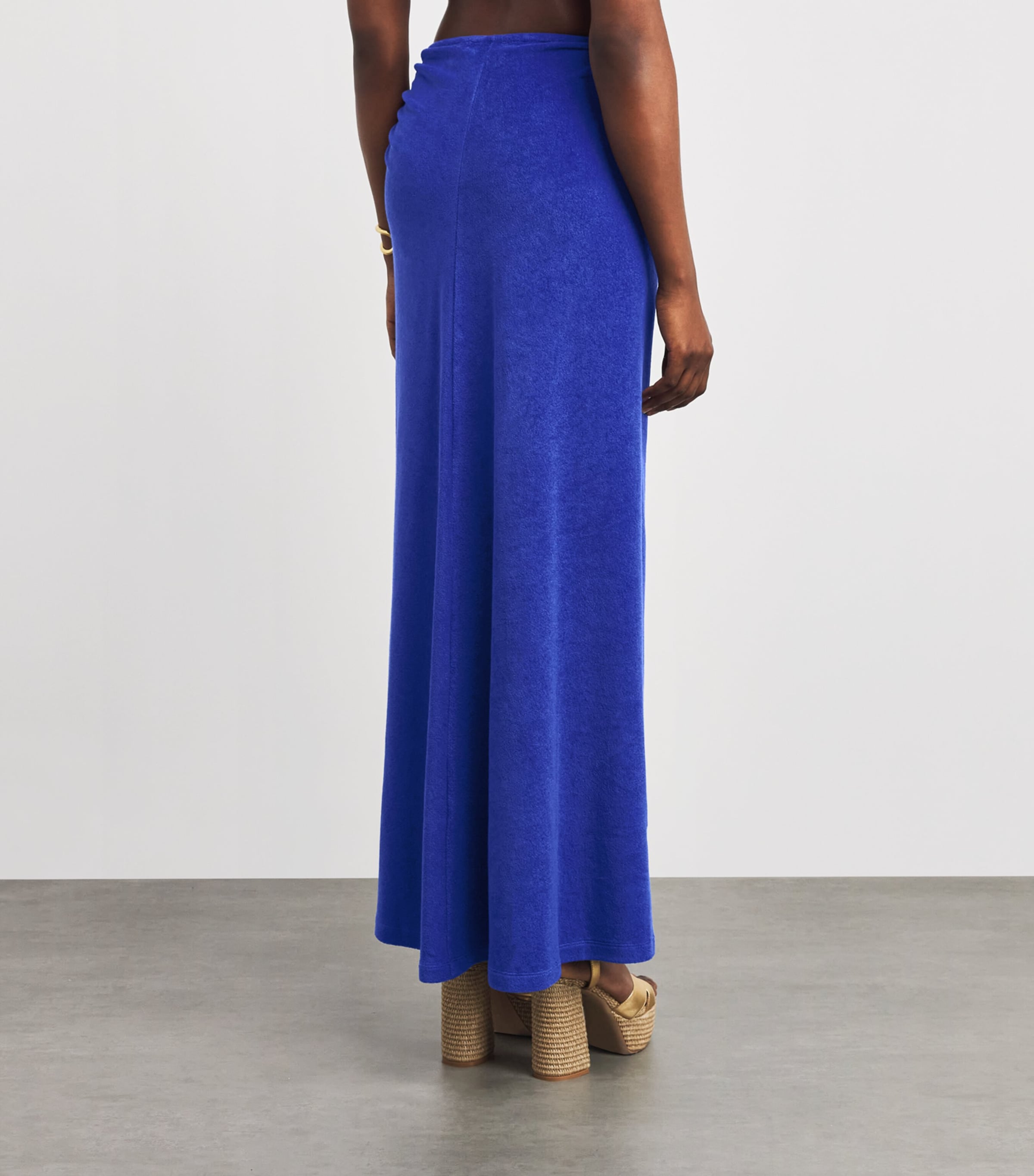 Christopher Esber Womens Towelling Orbit Pareo Indigo Image 5