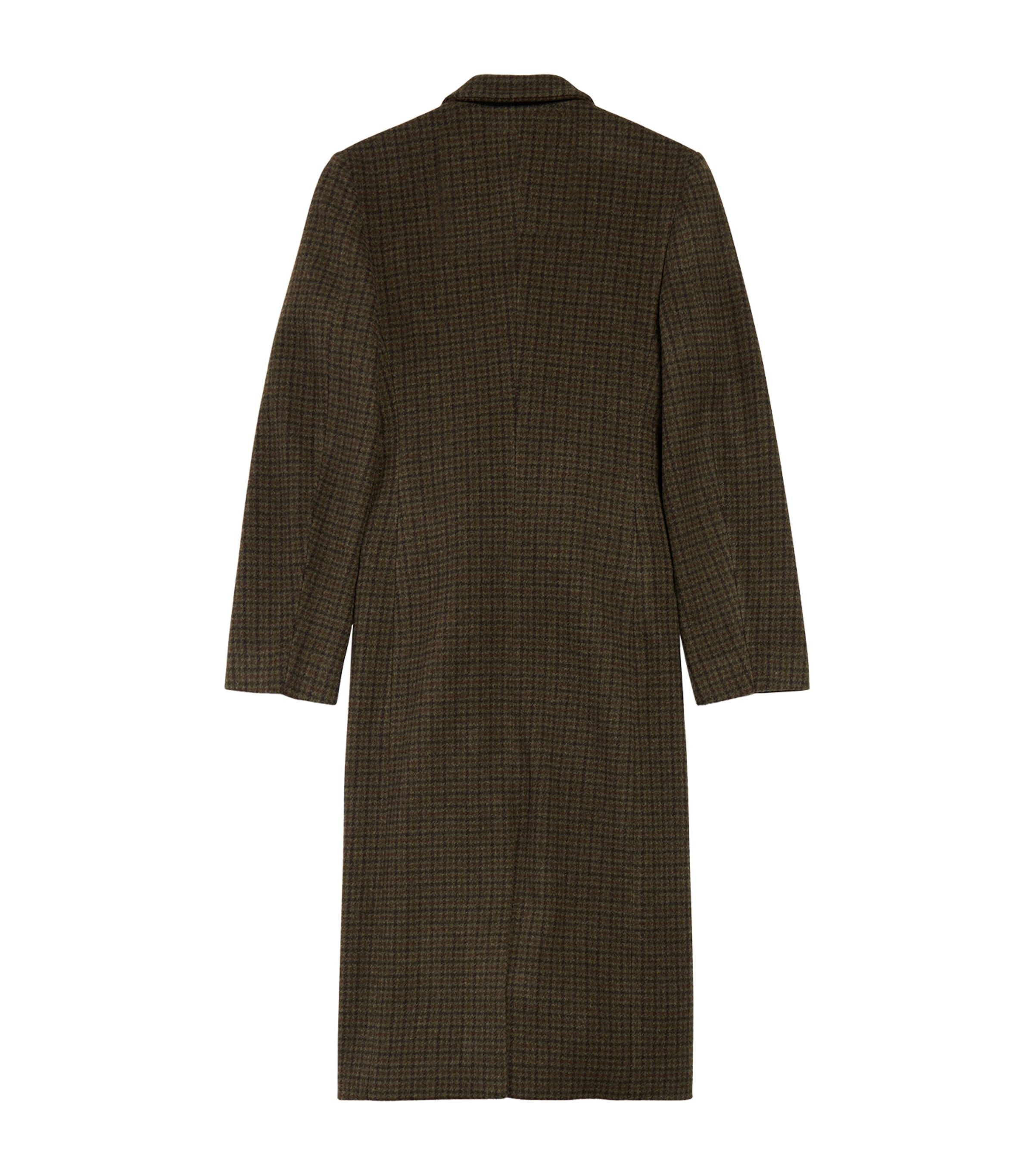 Melton Wool Check Overcoat 2866 Image 6