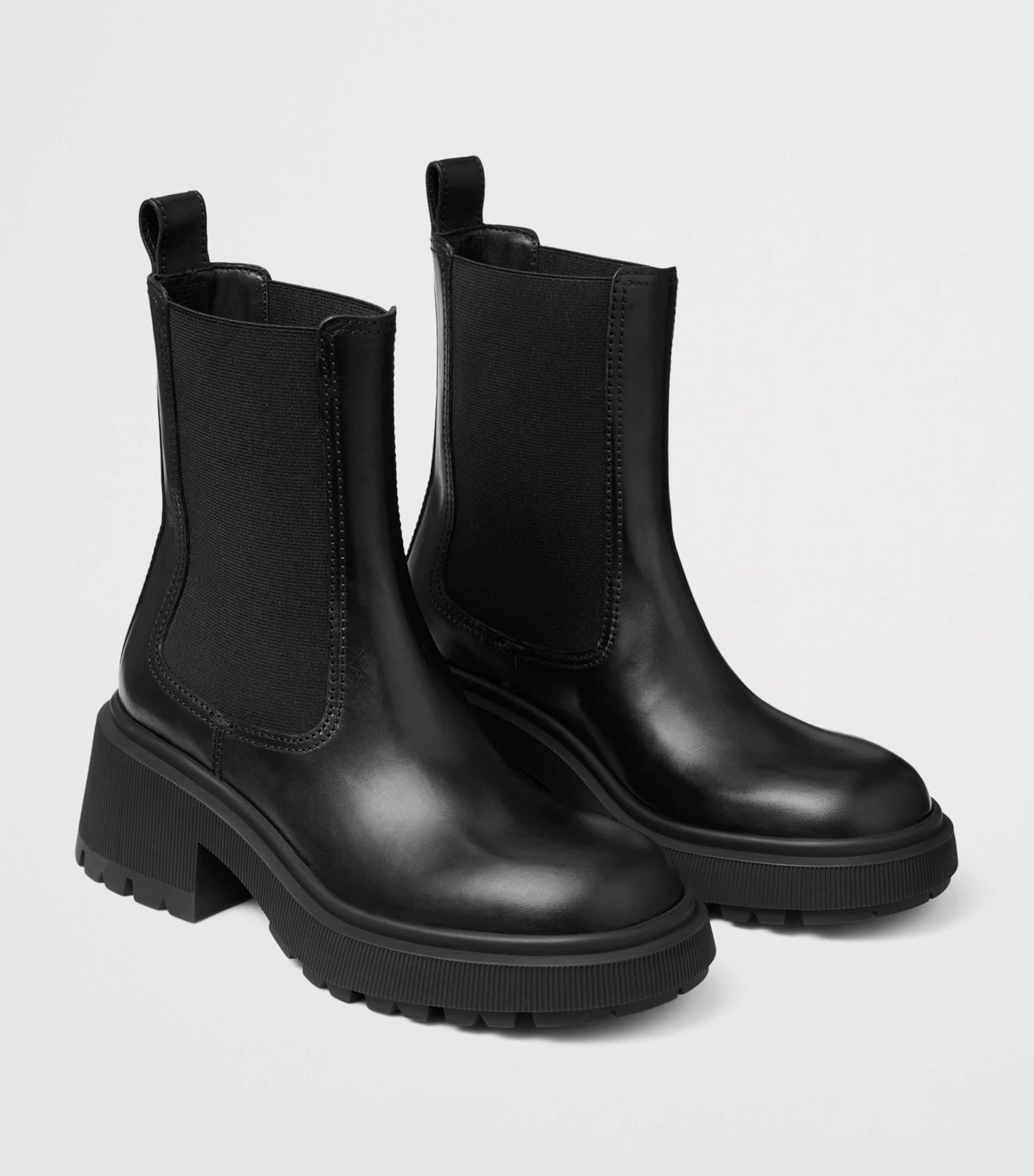 Jimmy Choo Tamia 70 Leather Chelsea Boots Black Image 2
