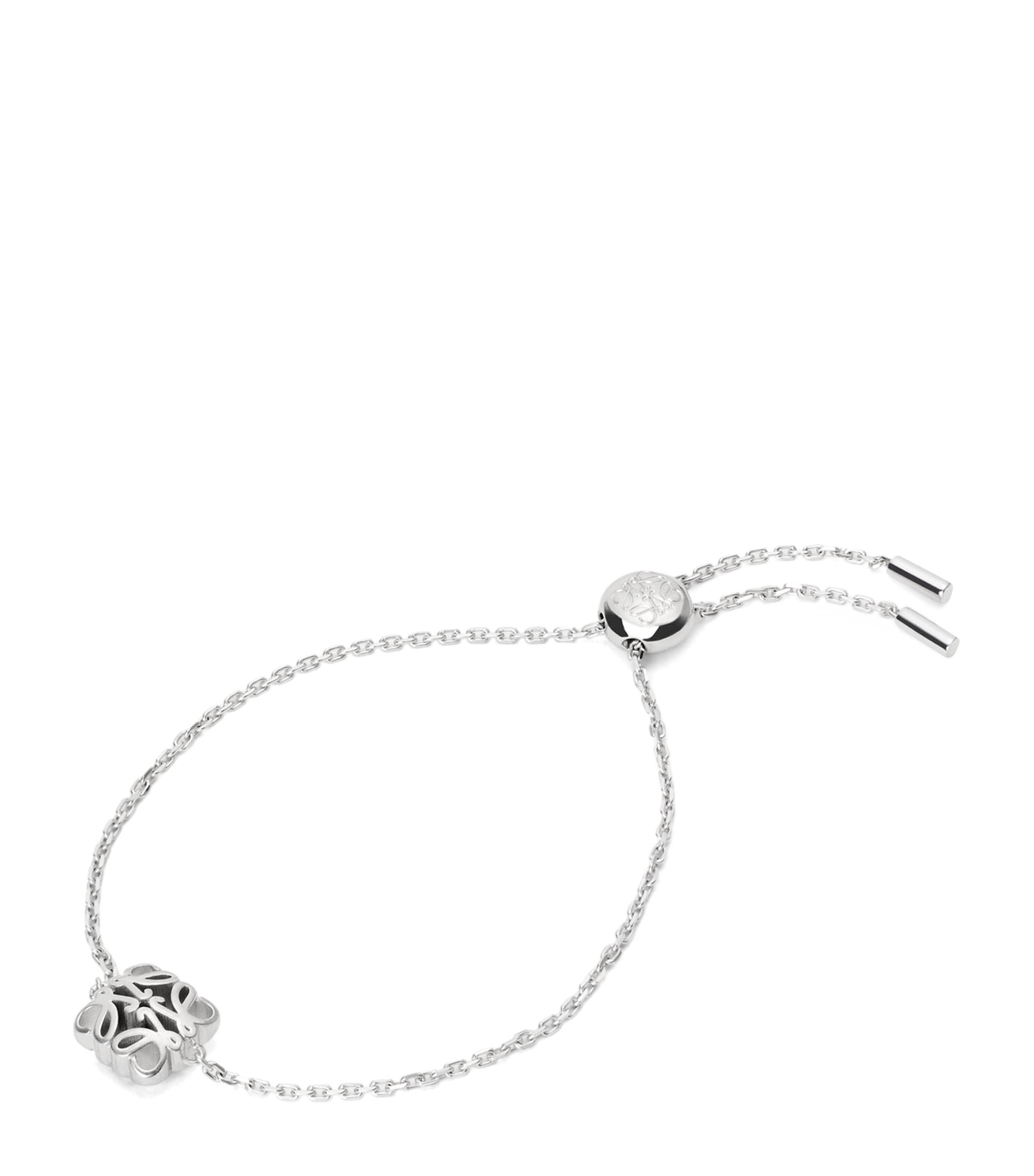 LOEWE Sterling Silver Bombé Anagram Bracelet Silver Image 1