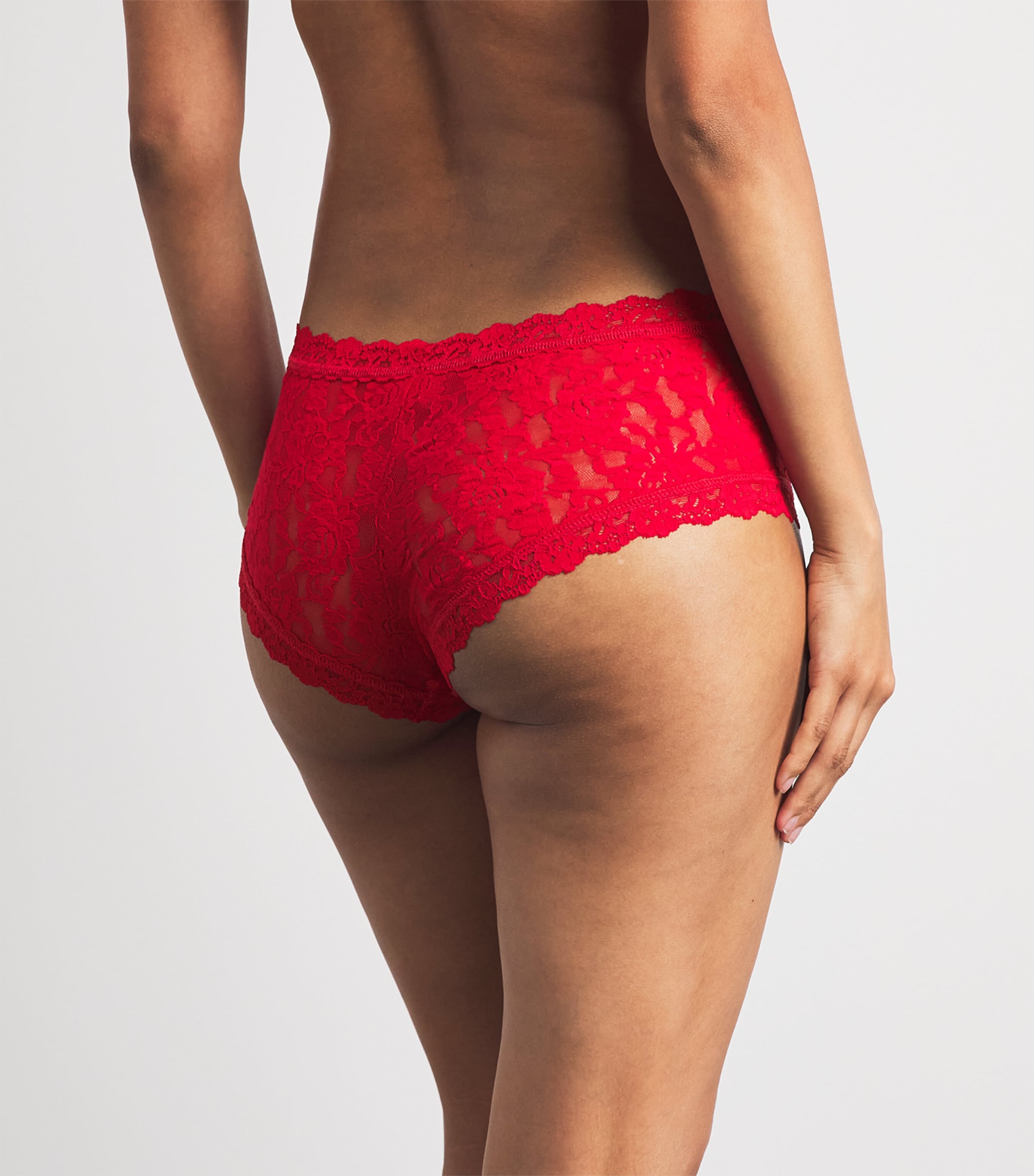 Hanky Panky Womens Signature Lace Boyshorts Red Image 3