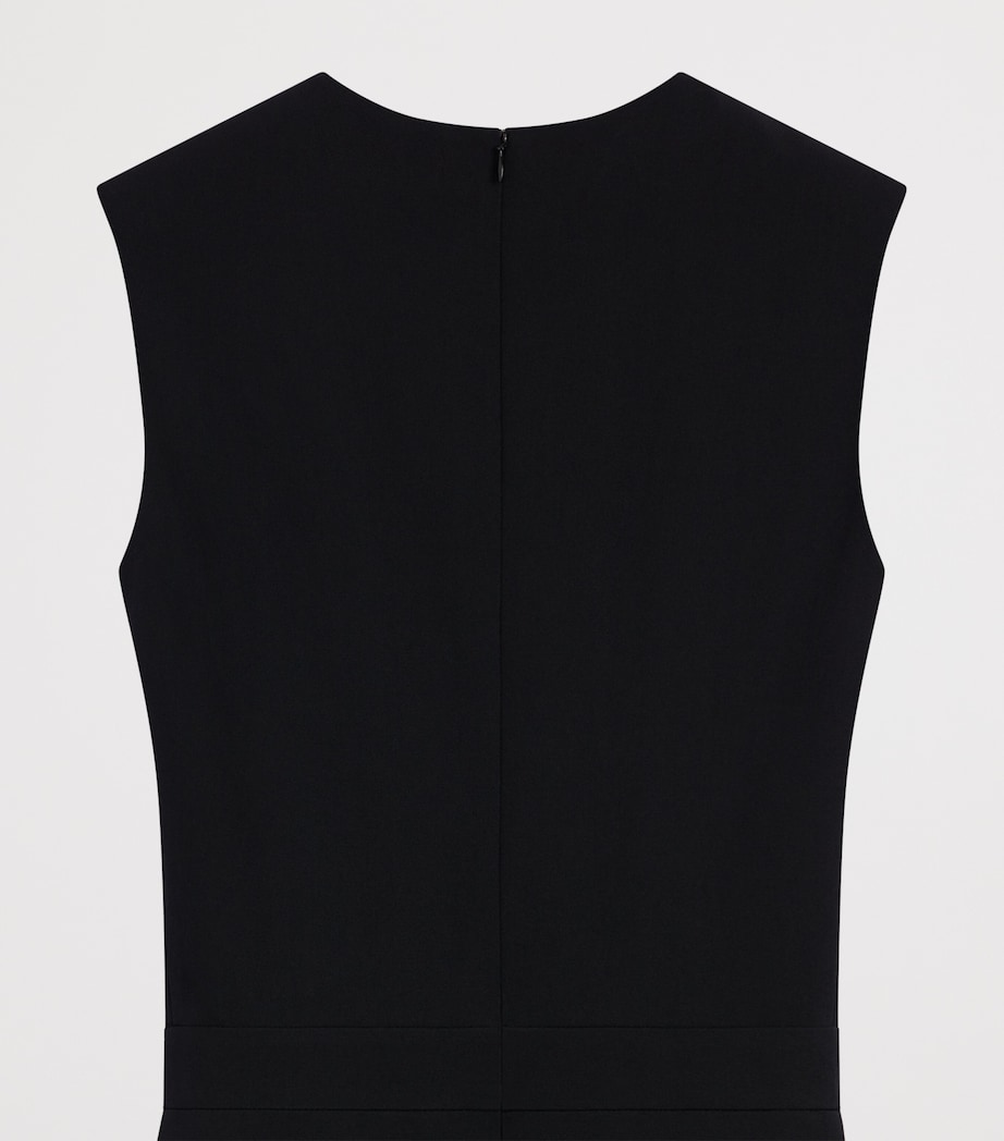 Givenchy Womens Wool Sliced Midi Dress Image 6