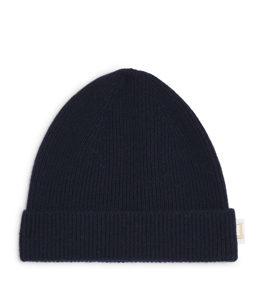 Cashmere Hat NAVY Image 1