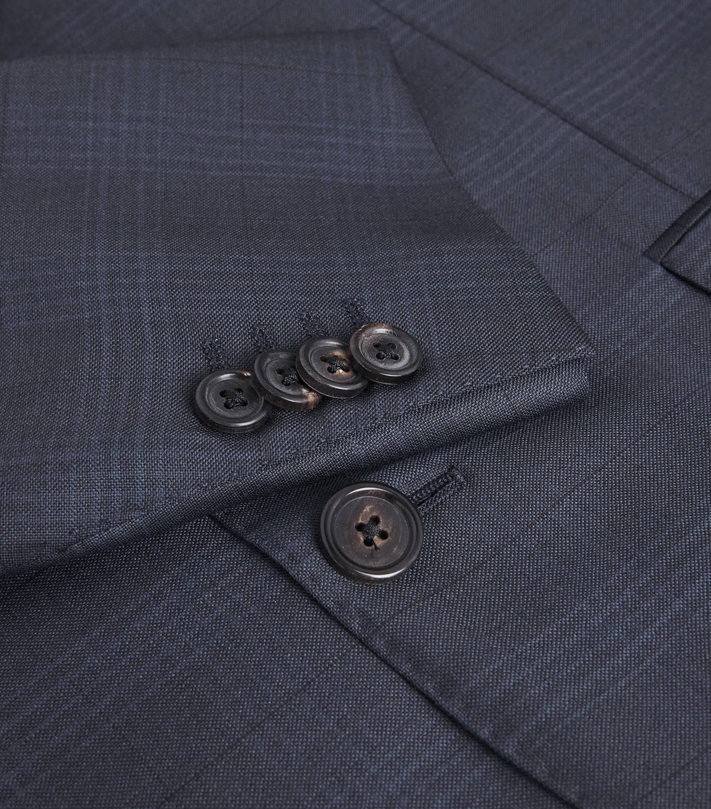 Corneliani Mens Virgin Wool 2-Piece Suit Blue Image 7