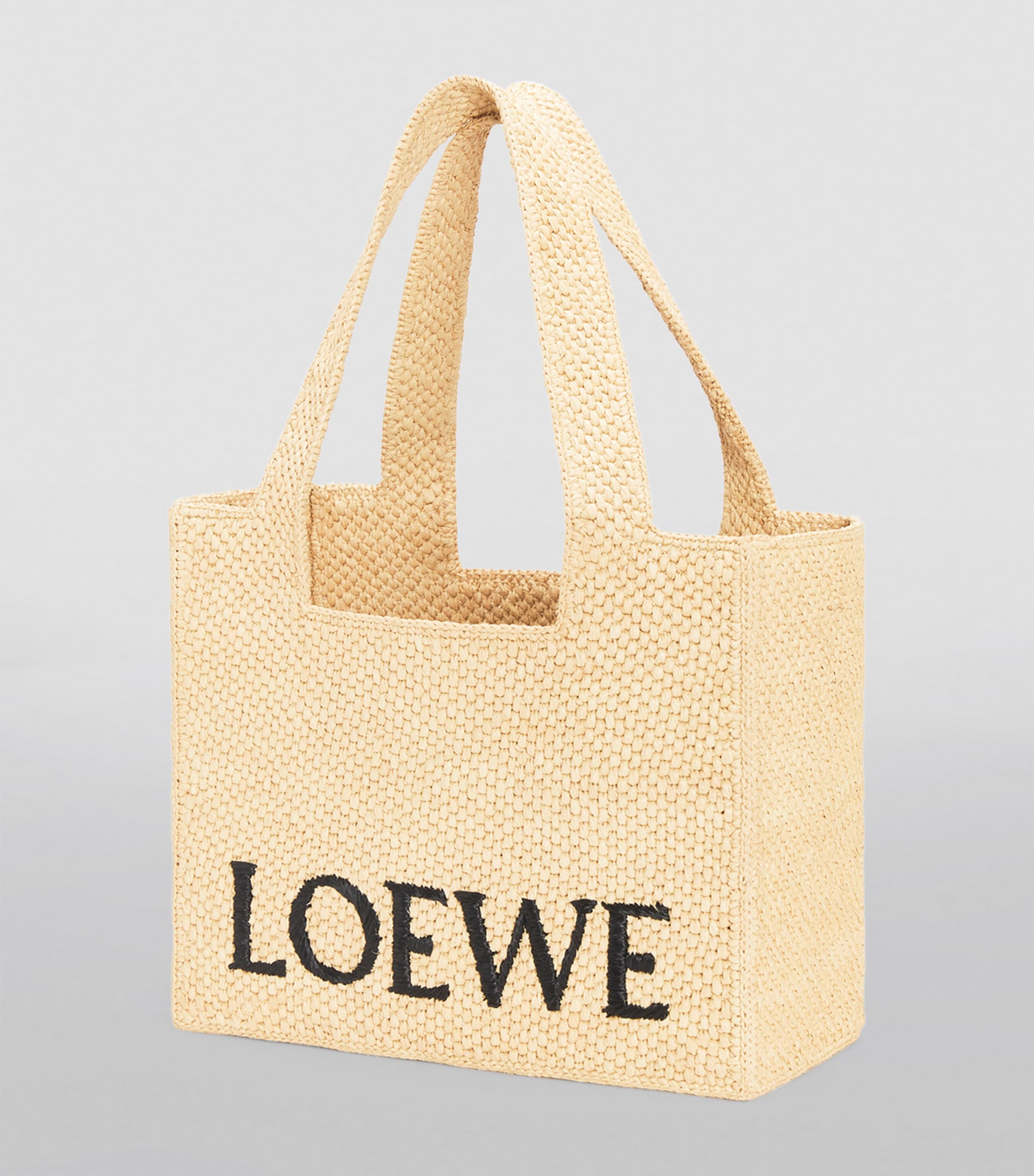 ∞∞ LOEWE ∞∞ Paula's Ibiza Loewe Font トート ☆ LOEWE x Paula's Ibiza Medium Font Tote Bag | Harrods US