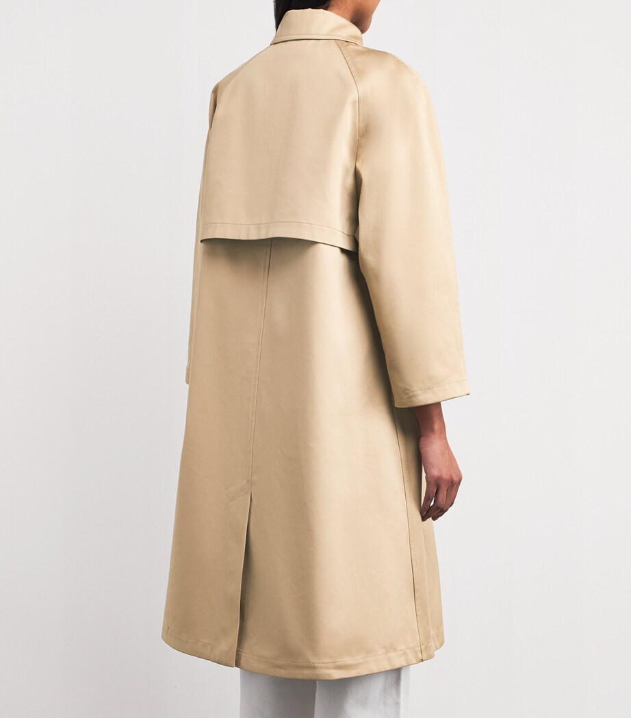 Mid-Length Trench Coat BEIGE Image 4