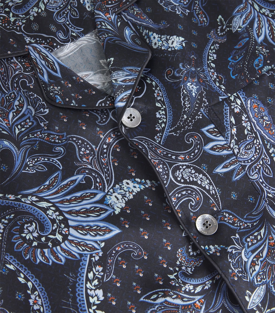 Silk Paisley Pyjama Set MULTI Image 5