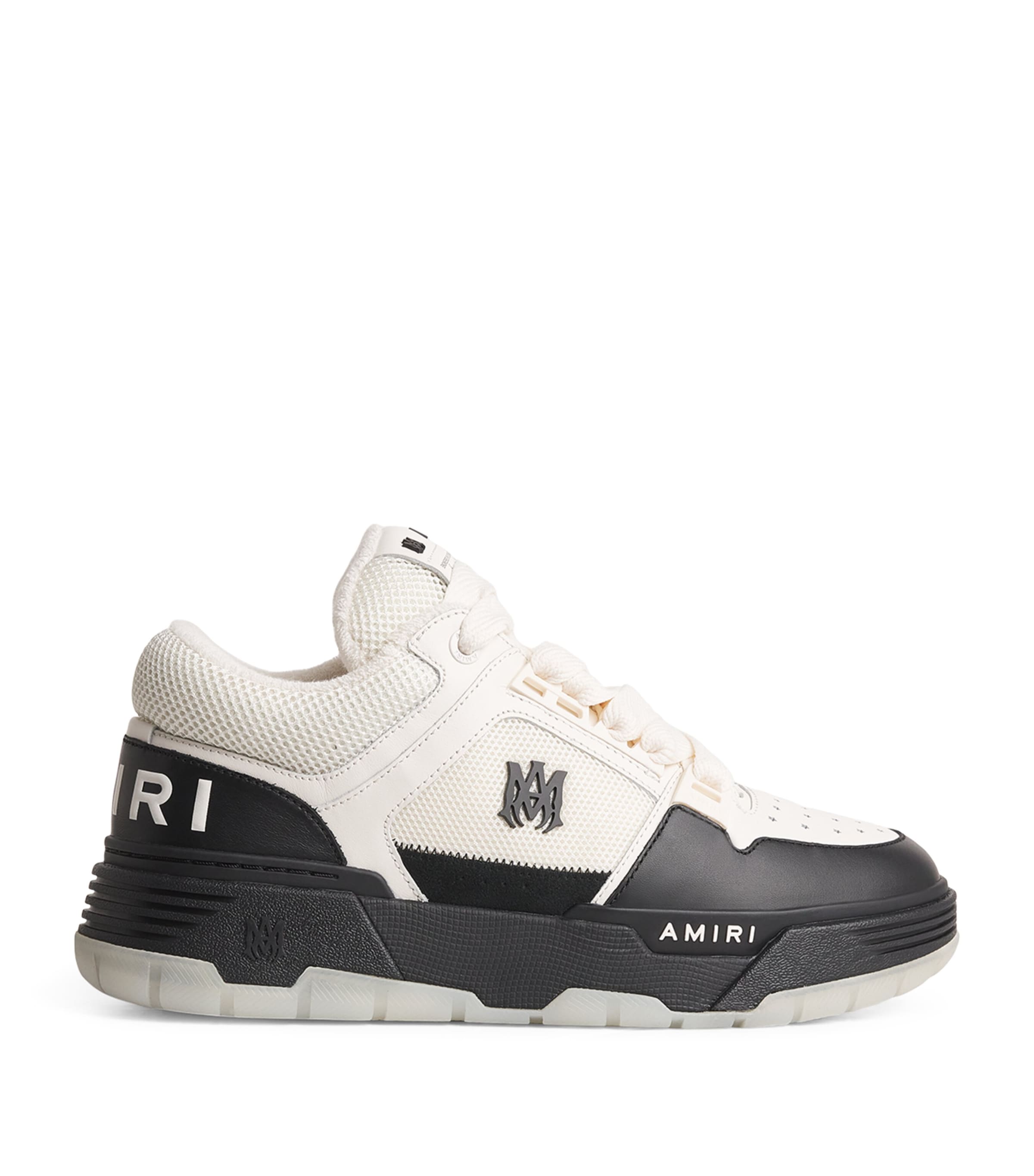 AMIRI Black Leather MA-1 Sneakers | Harrods US
