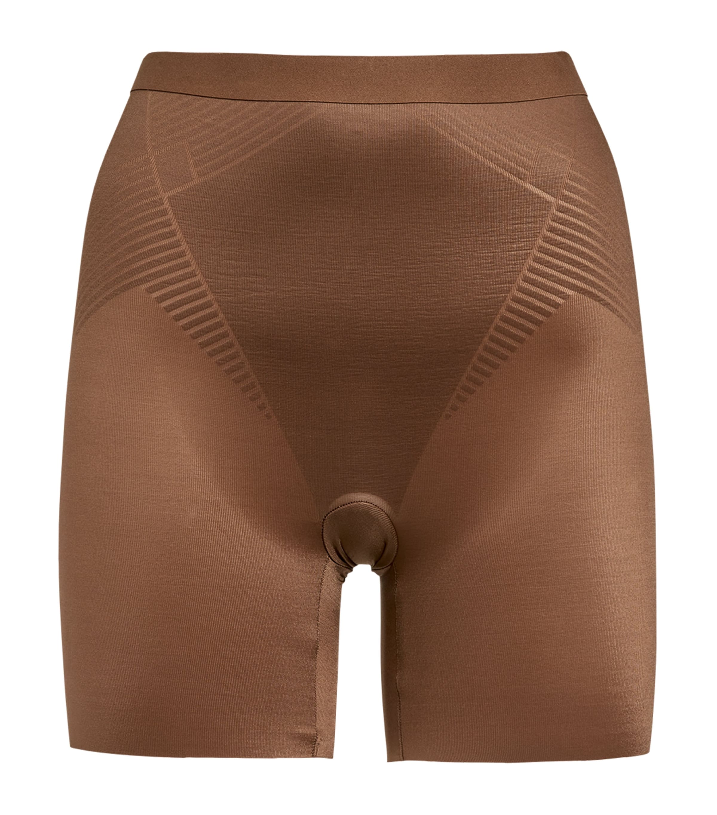 Shop Spanx Thinstincts 2.0 Sculpting Shorts In Brown