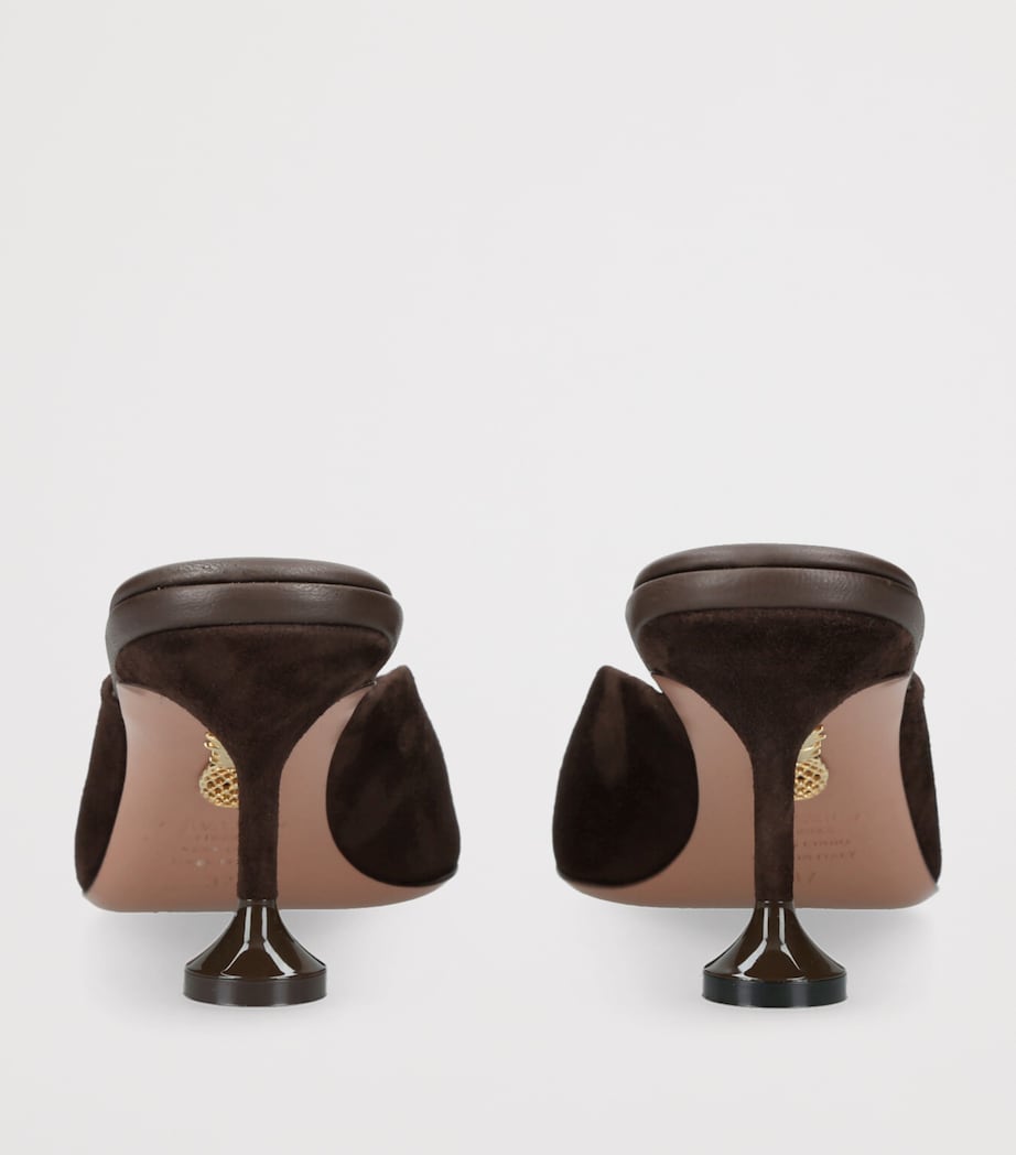 Suede Bisous Pumps 65 BROWN Image 2