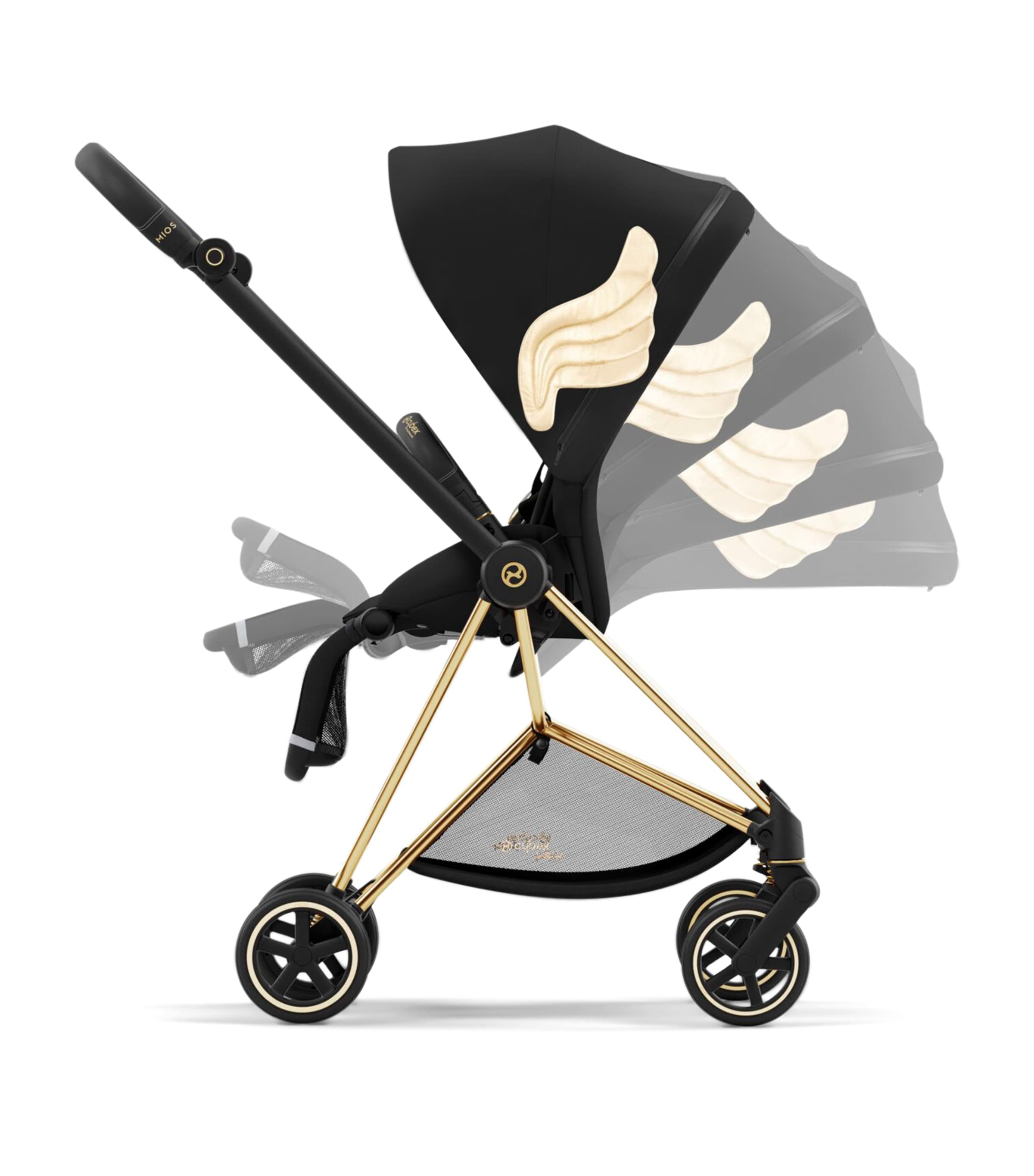 x Jeremy Scott Wings Mios Stroller BLACK Image 3