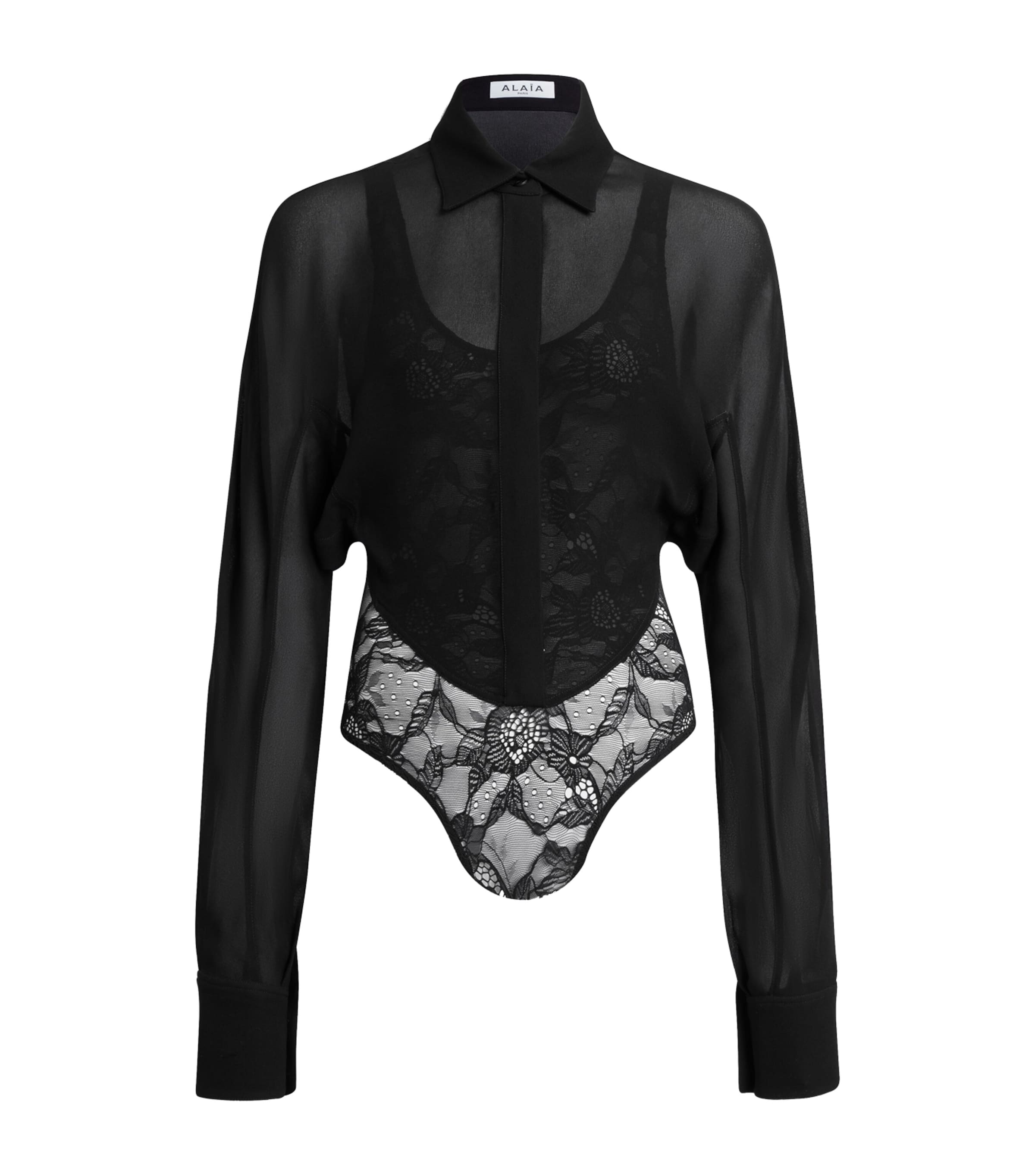 Alaïa Alaia Women Layer Bodyshirt In Black