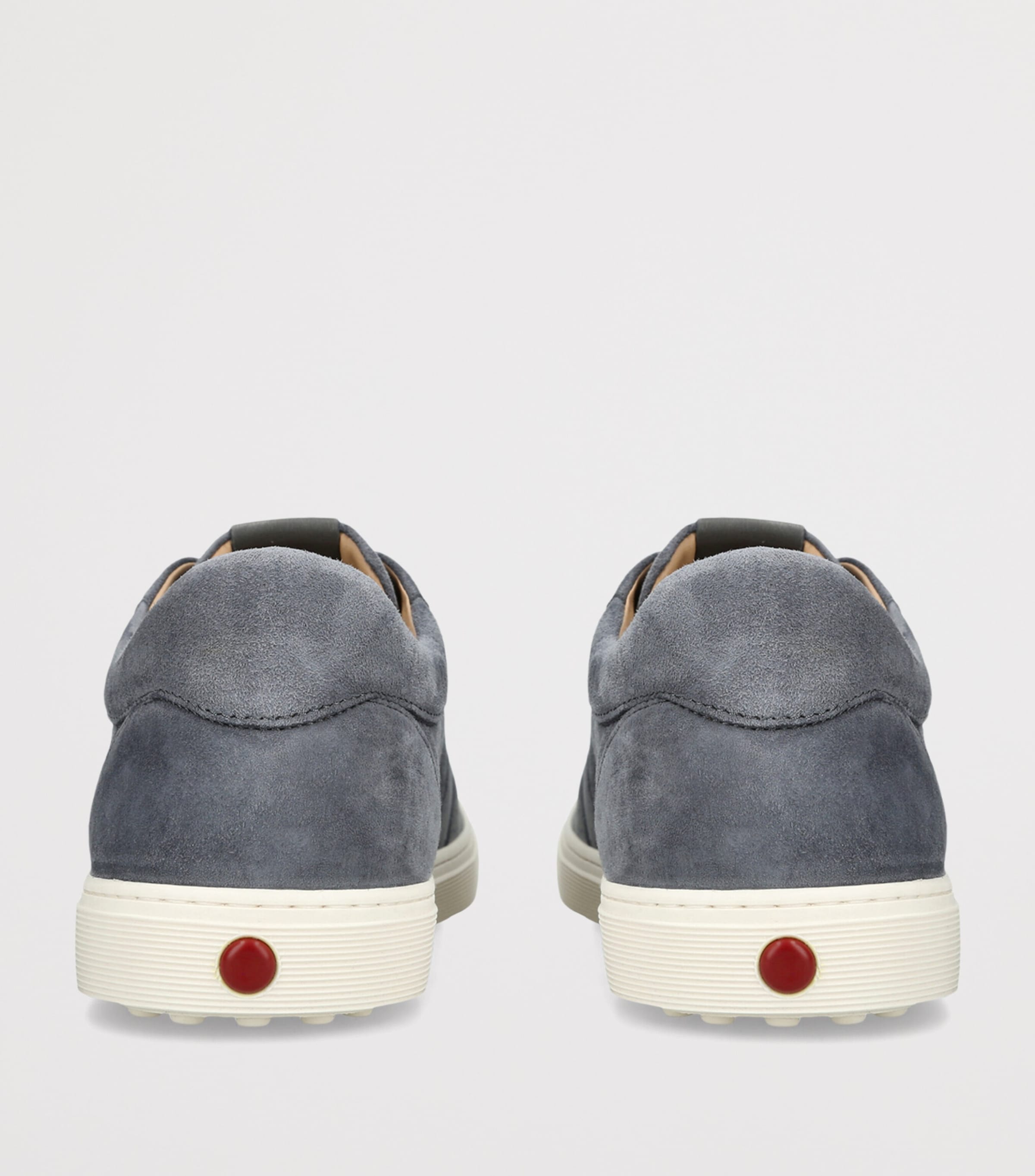 Tod's Leather Elastic Cassetta Sneakers Pale Blue Image 4