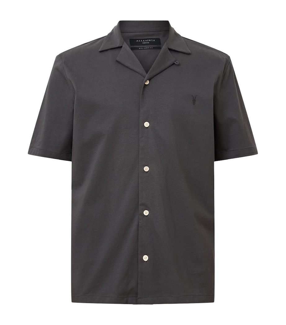 Cotton Hudson Shirt CARTER GREY Image 1
