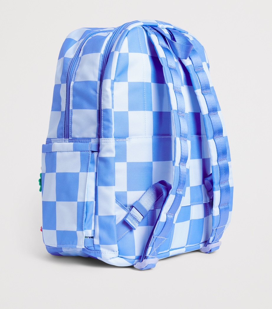 STATE Bags Kane Backpack Charms Blue Check Image 2