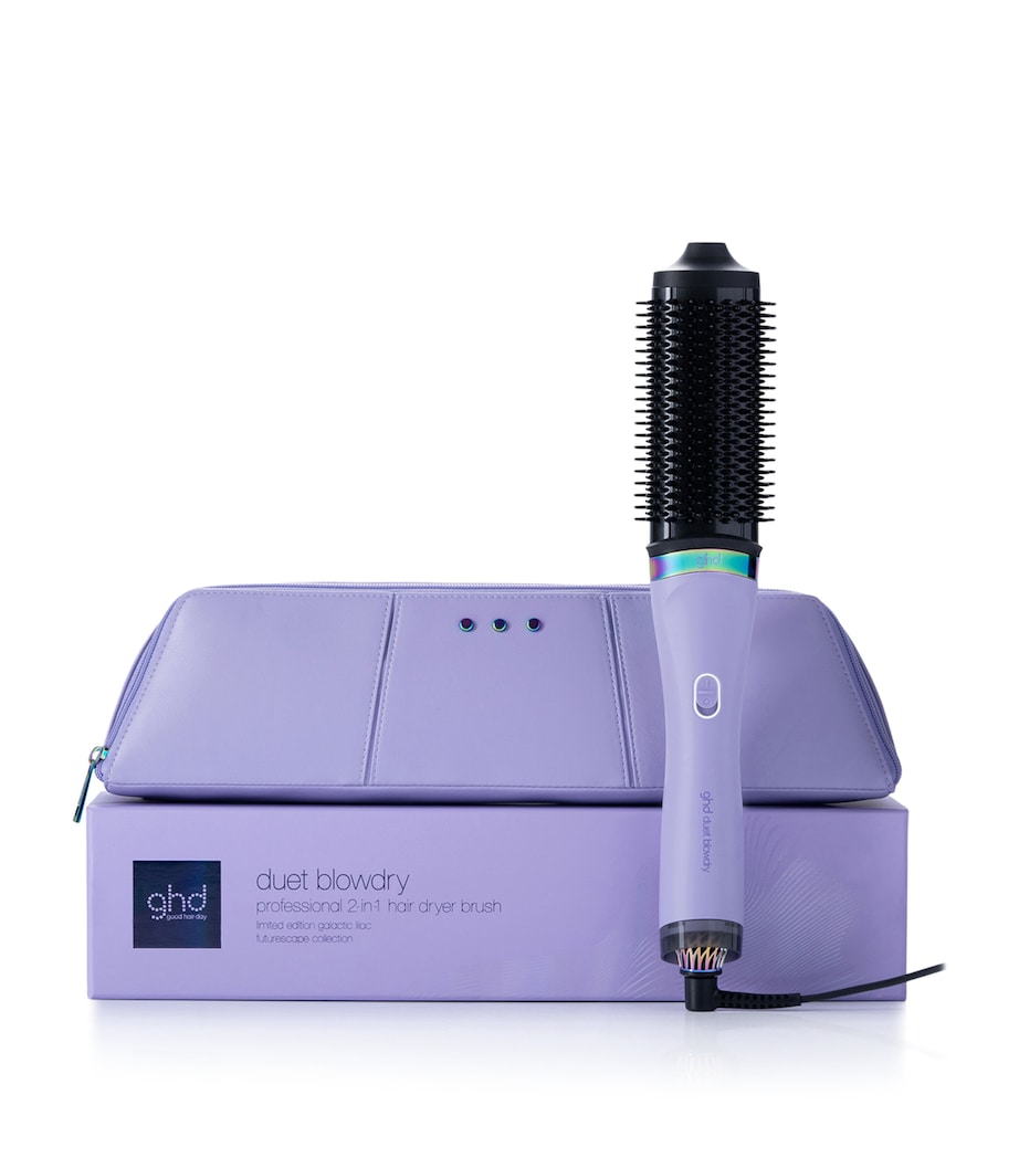 ghd Limited Edition Duet Blowdry Hair Dryer Brush - Galactic Lilac Lilac Image 1