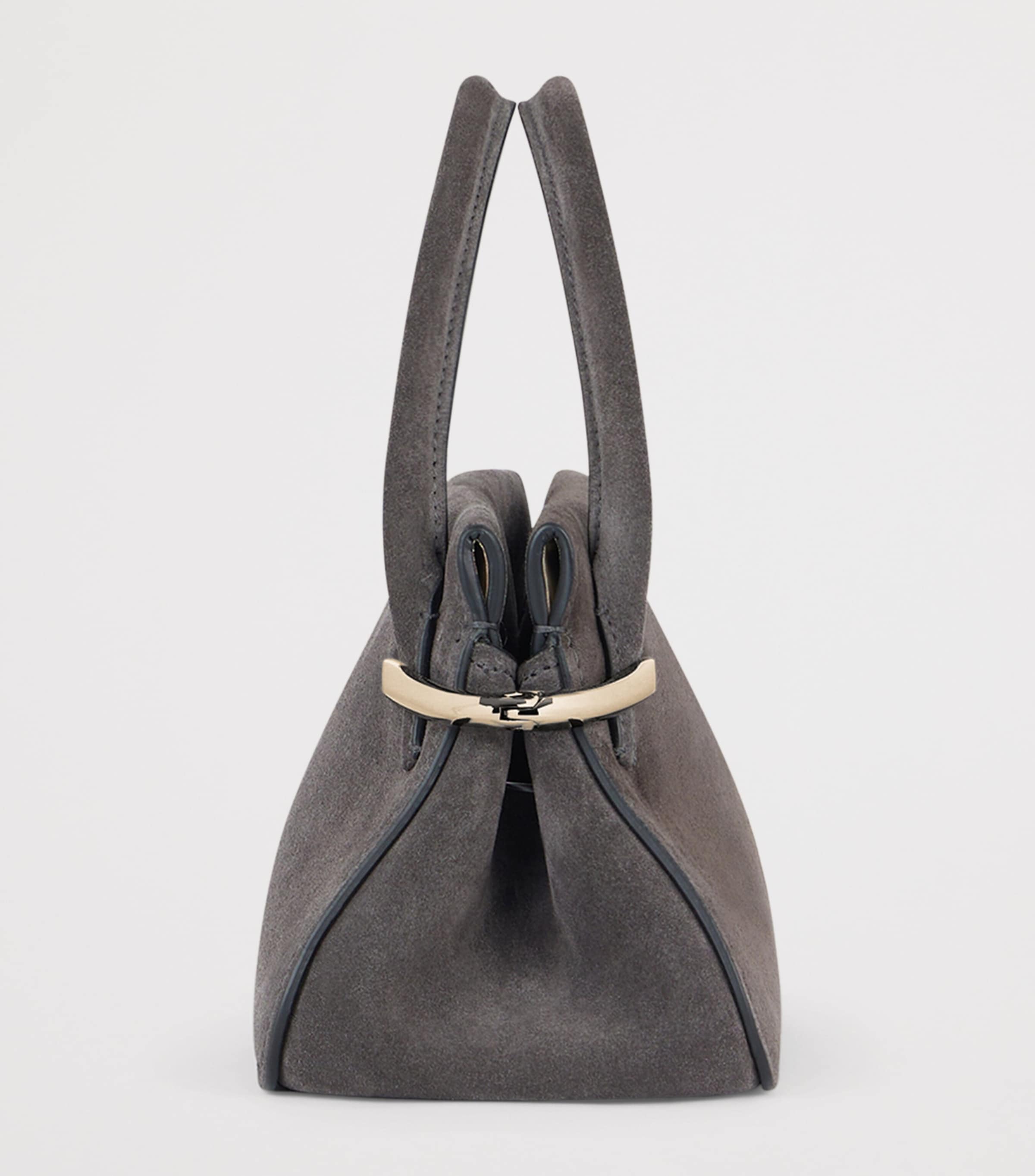 Givenchy Mini Suede Pinch Top-Handle Bag Image 4