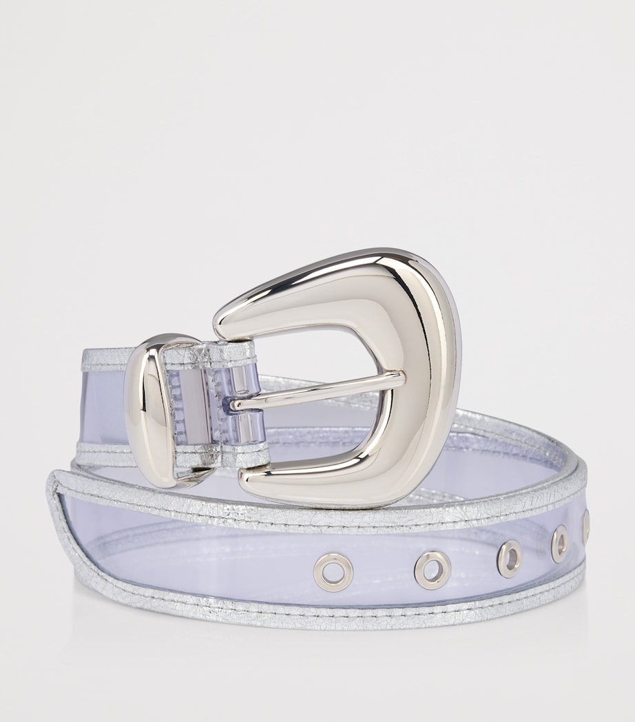Bubble PVC Patent Leather Belt S082 Image 2
