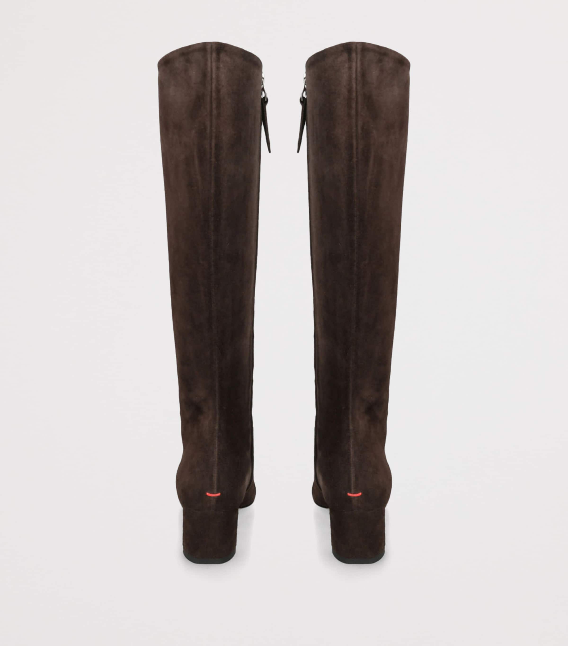 aeyde Suede Mary Knee-High Boots 45 Dark Brown Image 4