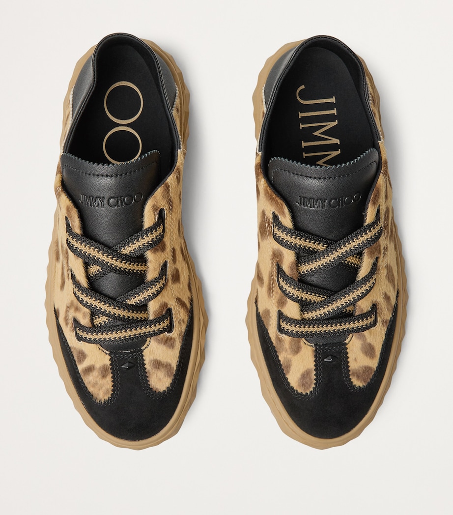 Diamond Light Flex Leather Sneakers V NATURAL/BLACK Image 2