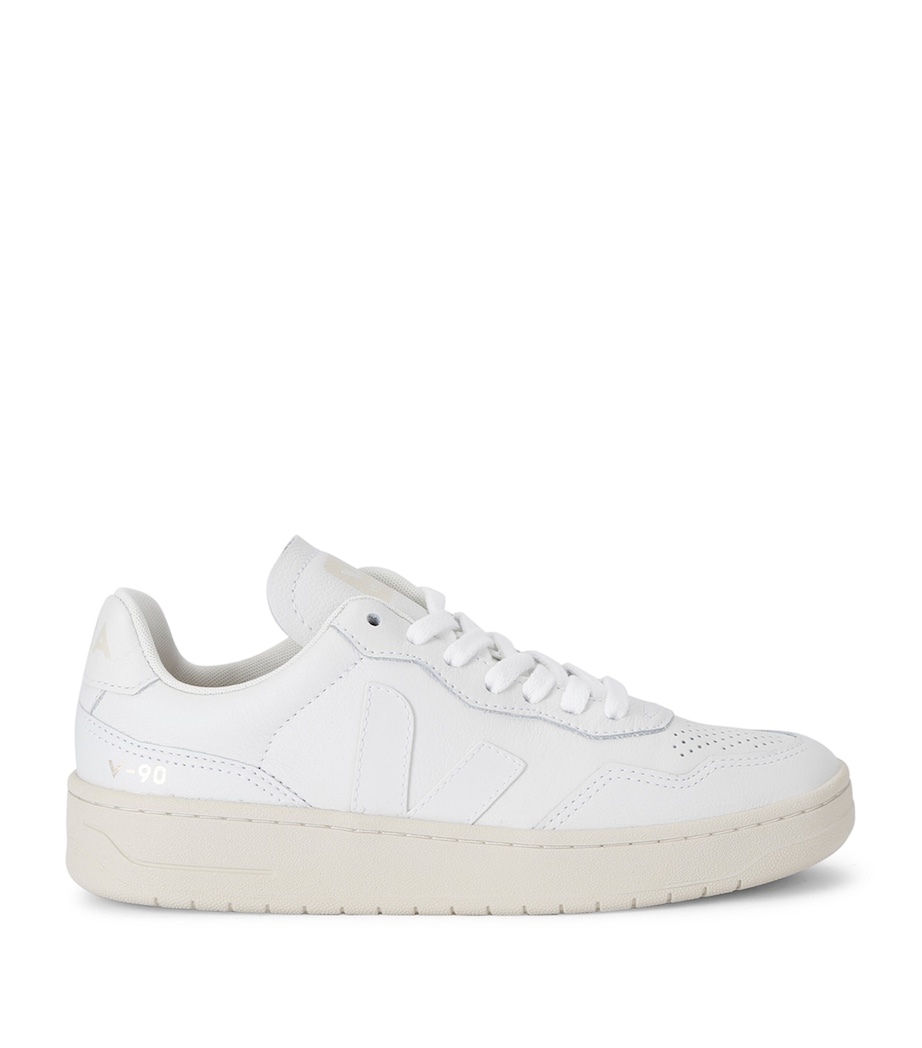 Veja Leather V-90 Sneakers White/oth Image 1