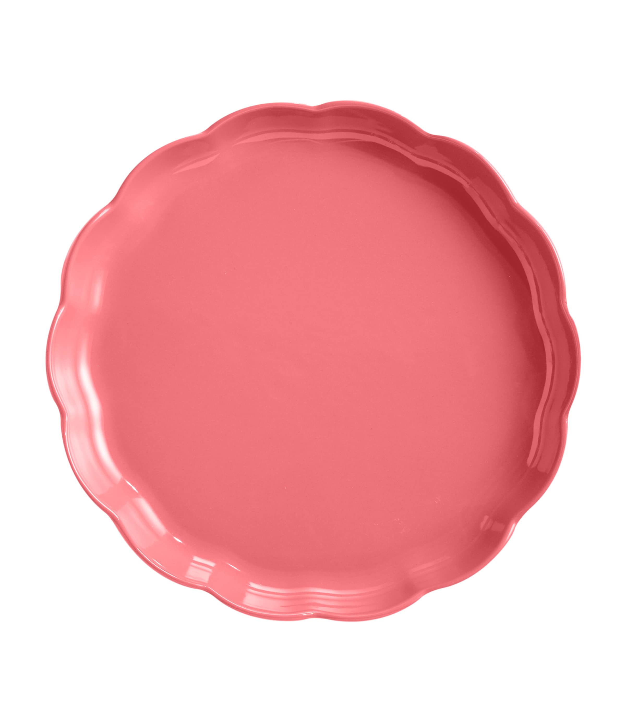 Emile Henry Ceramic Madeleine Tart Dish (31cm) Pink Image 2