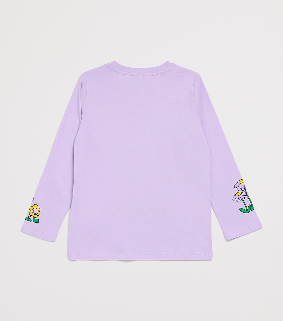 Cotton Graphic T-Shirt (3-14+ Years) 522PURPLE Image 2