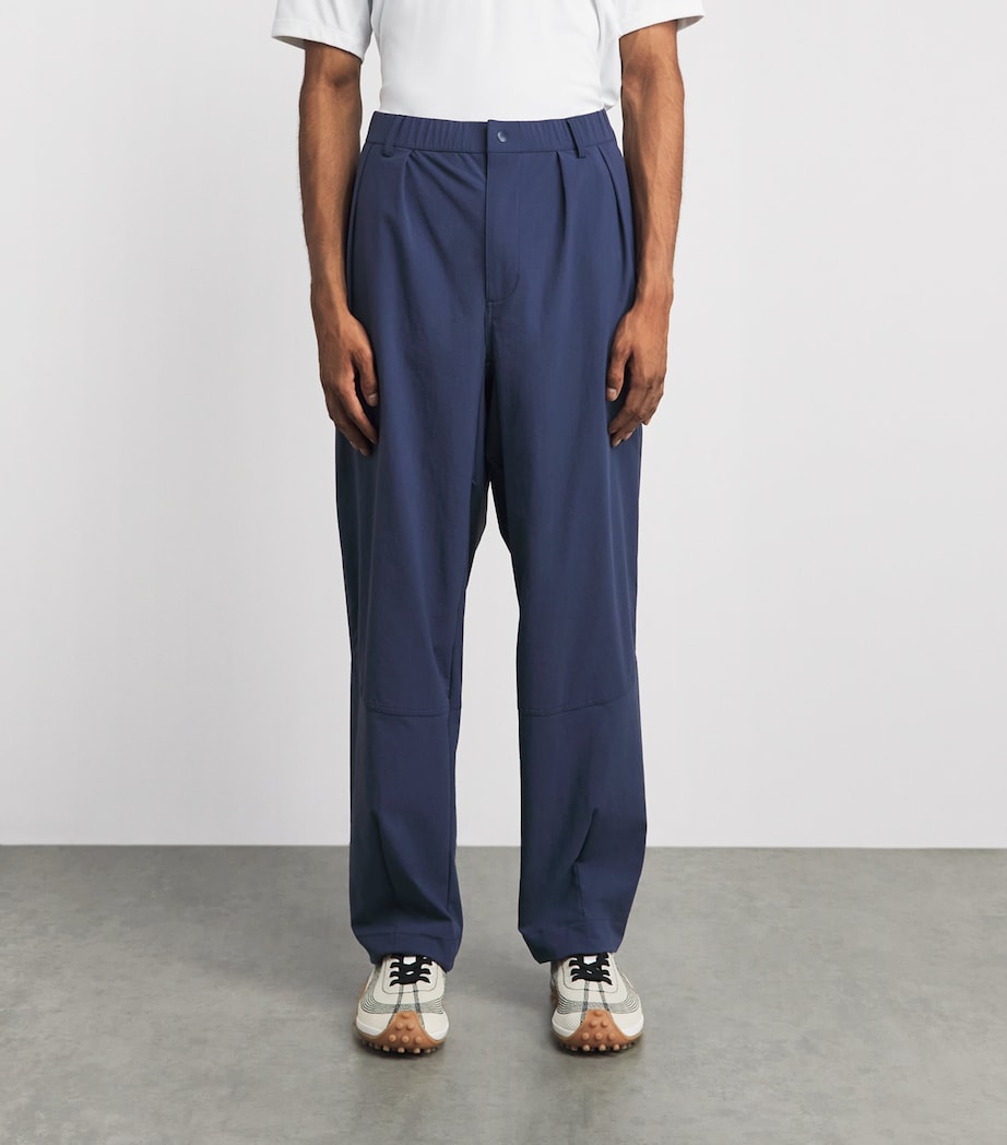Manors Mens Greenskeeper Relaxed Trousers Navy Image 4