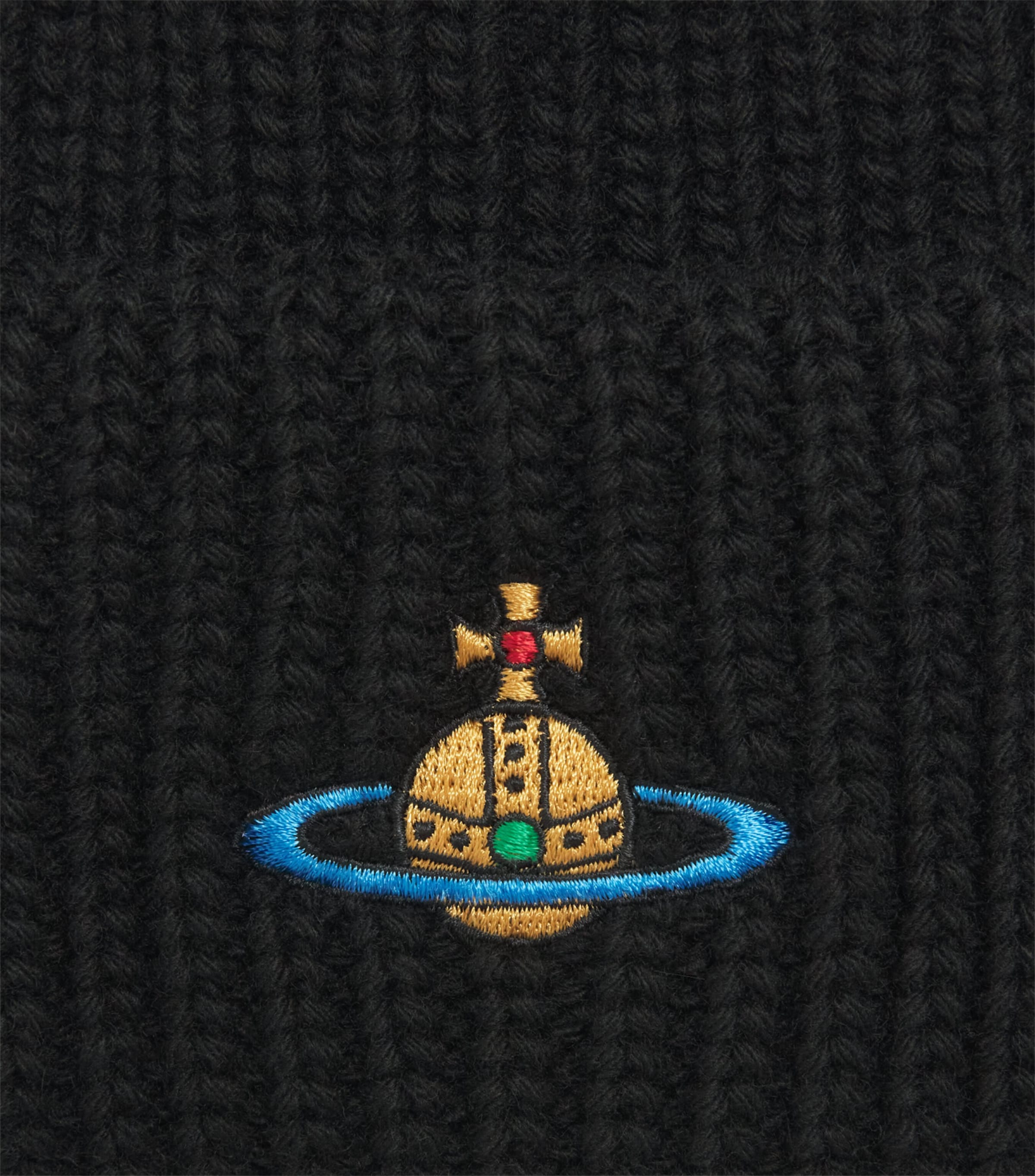 Vivienne Westwood VW M SPORTY BEANIE. Black Image 3