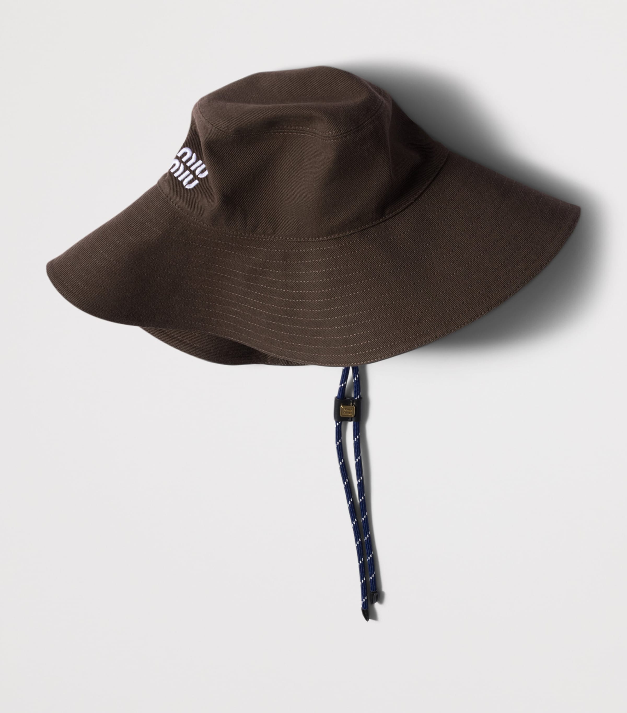 Miu Miu Cotton Logo Hat Image 2