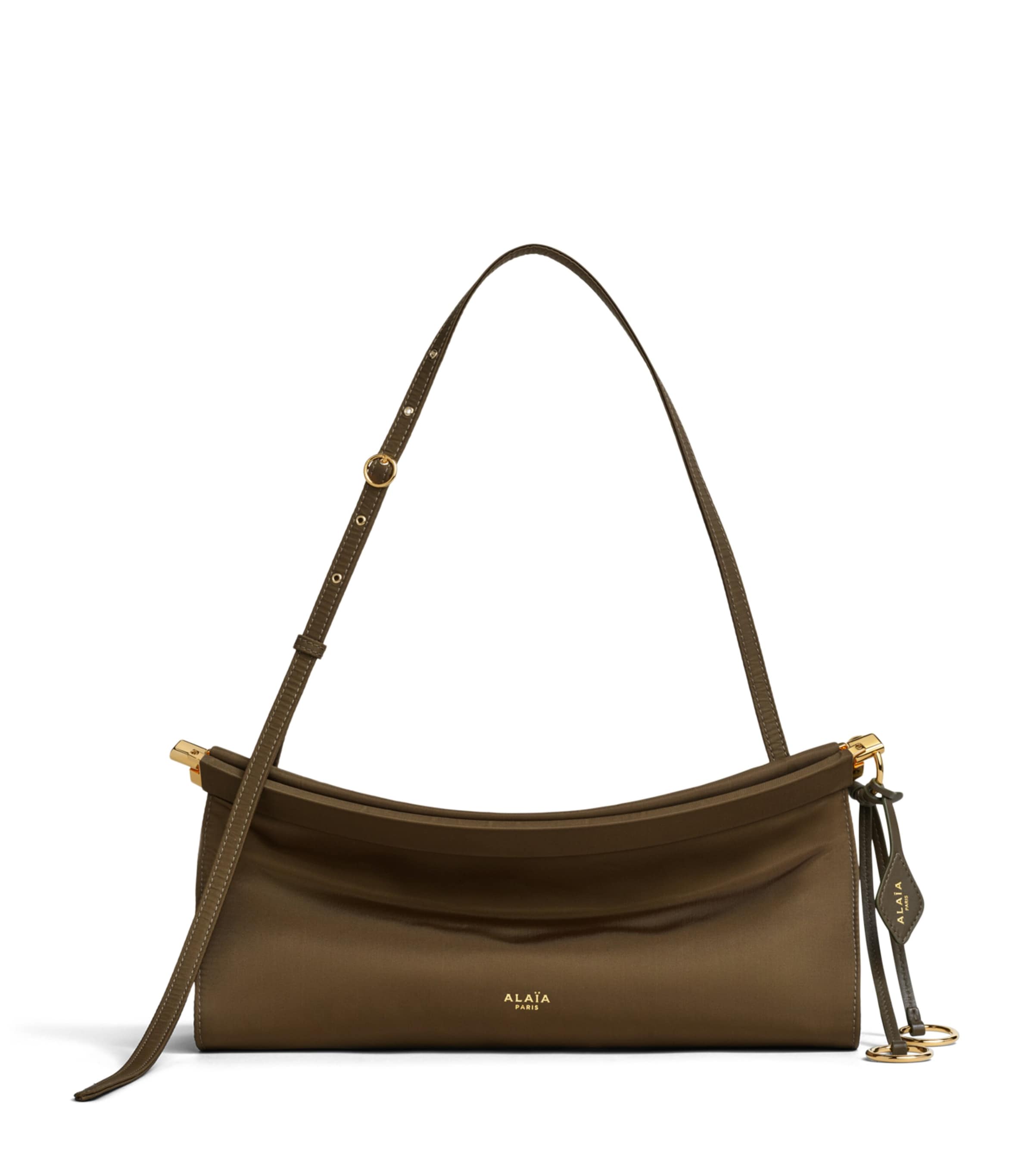 Alaïa Medium Le Click East West Shoulder Bag Vert Kaki Image 1