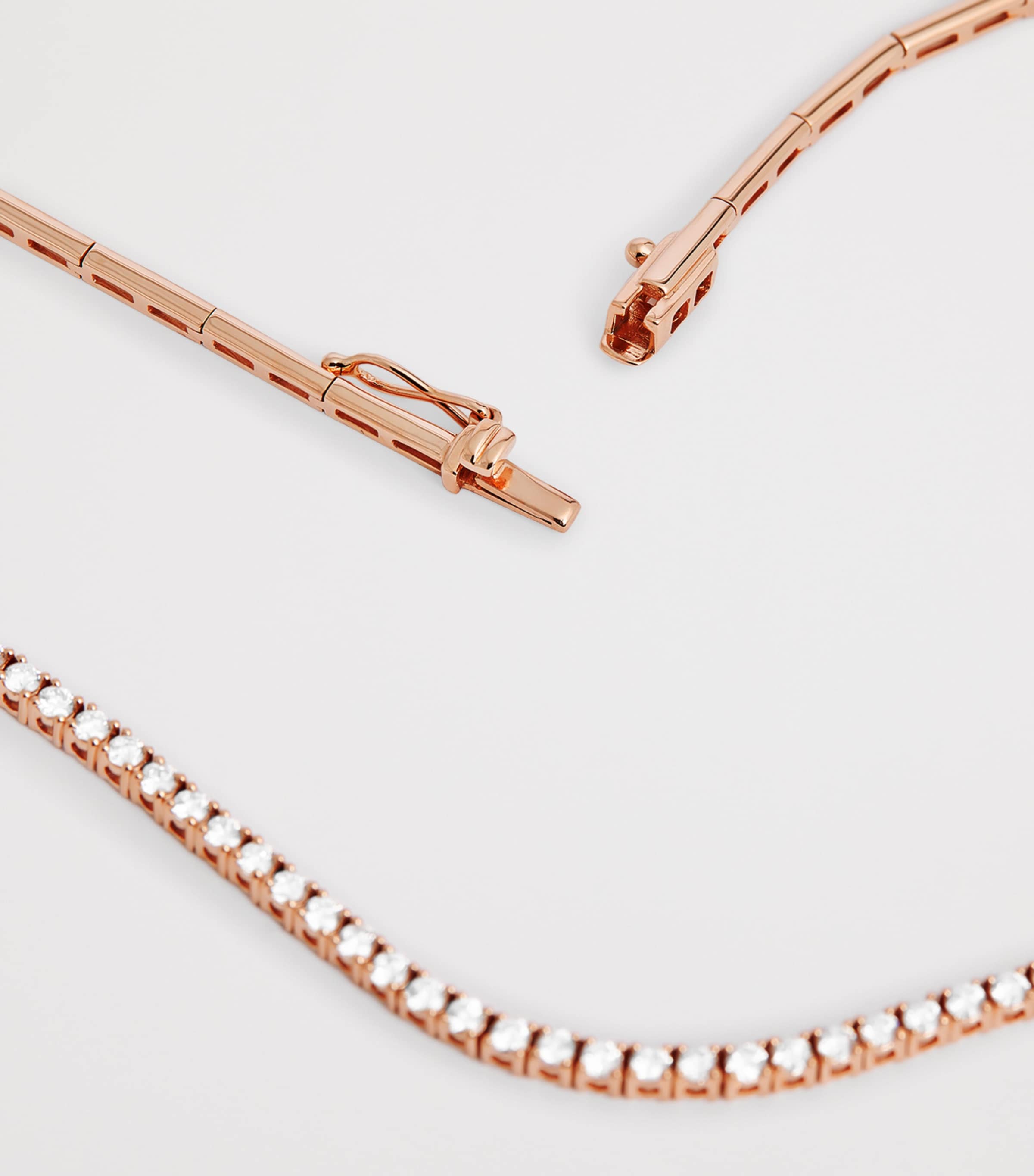 Rose Gold and Diamond Audrey Choker ROSE GOLD Image 4