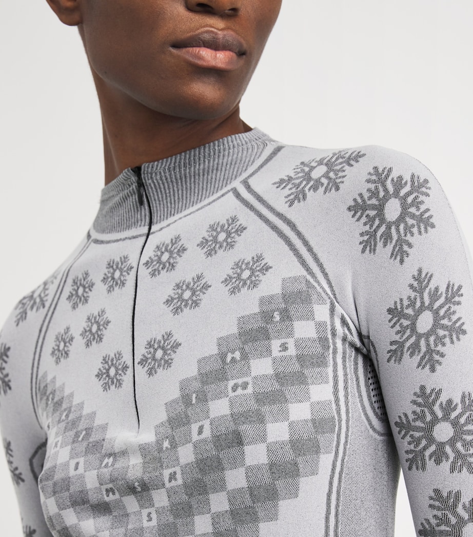 First Layers Half-Zip Top MIRROR WNTR FAIRISLE Image 6