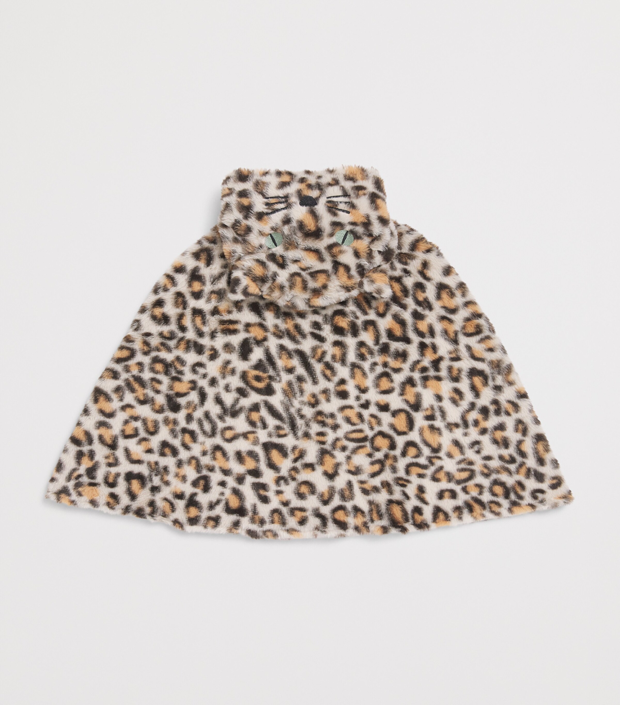 Fluffy Leopard Cape (3-10 Years) LEOPARD Image 2