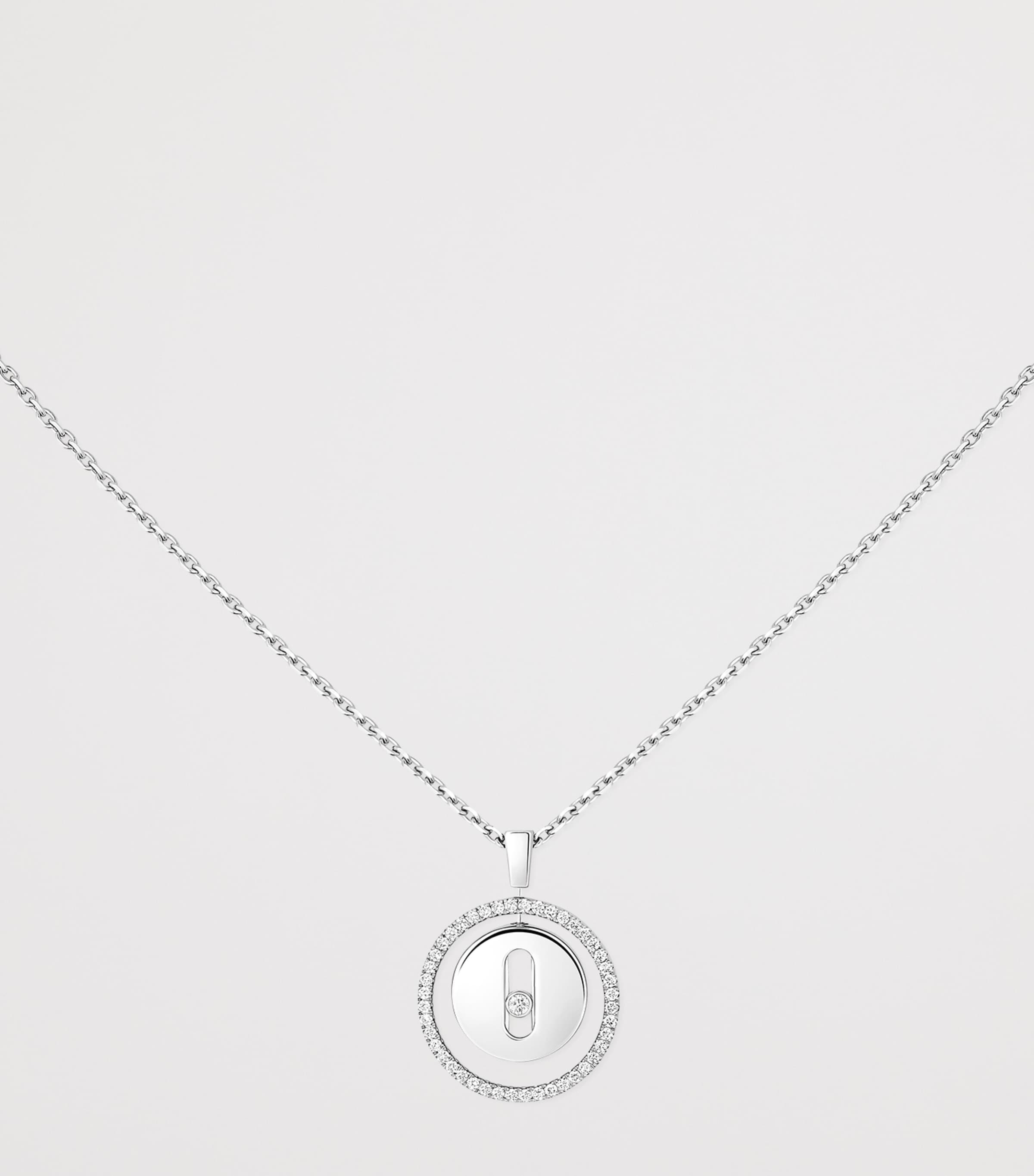 Messika Lucky Move White Gold and Diamond Necklace (0.18ct) White Gold Image 3