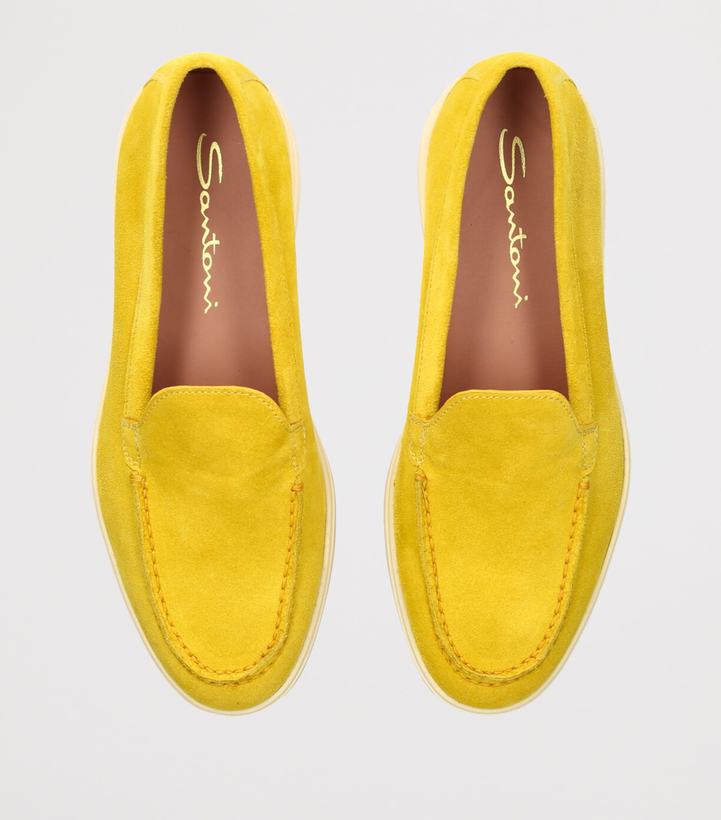 Suede Loafers YELLOW Image 4