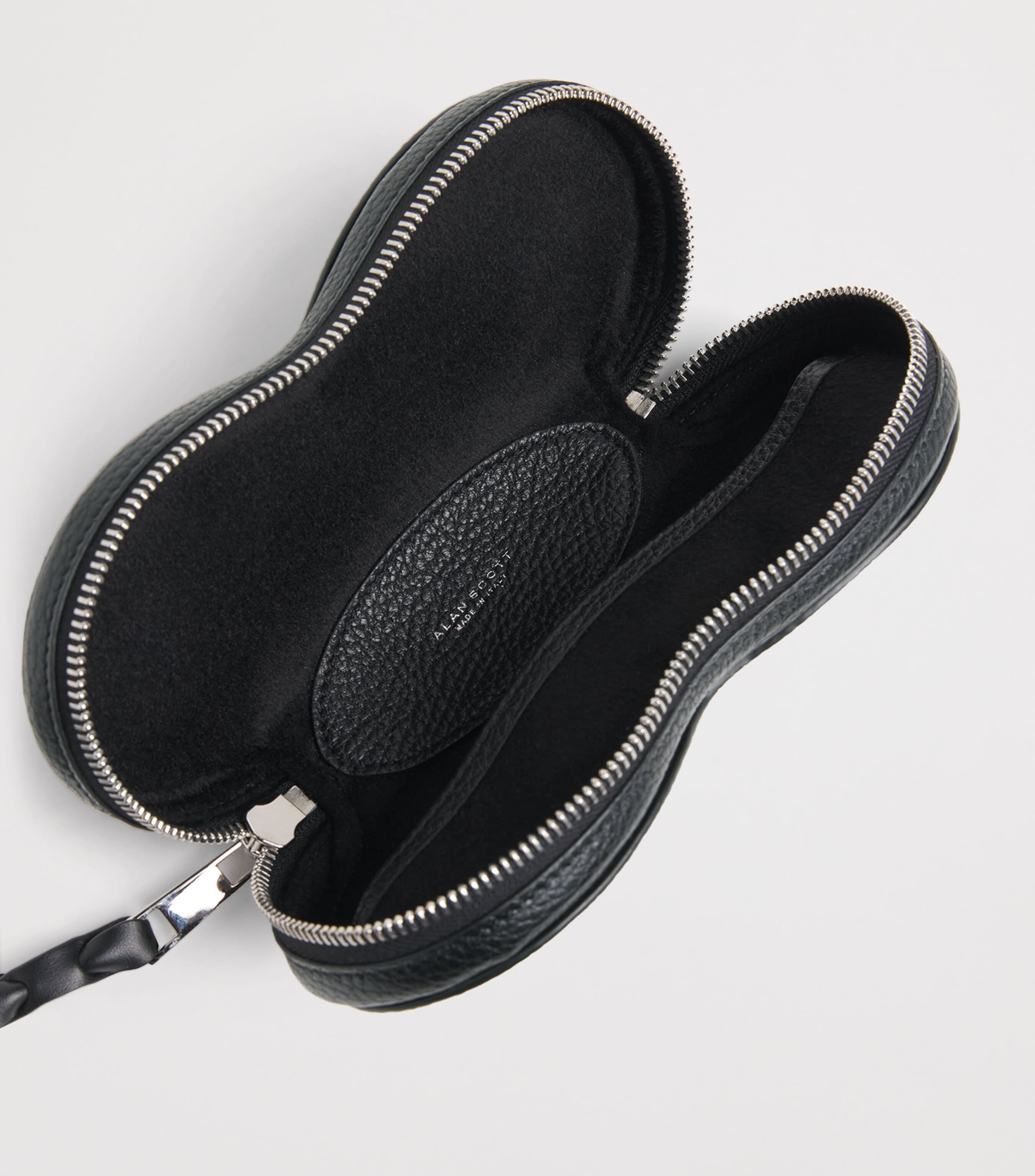 Alan Scott Deerskin Glasses Case Black/black Image 4