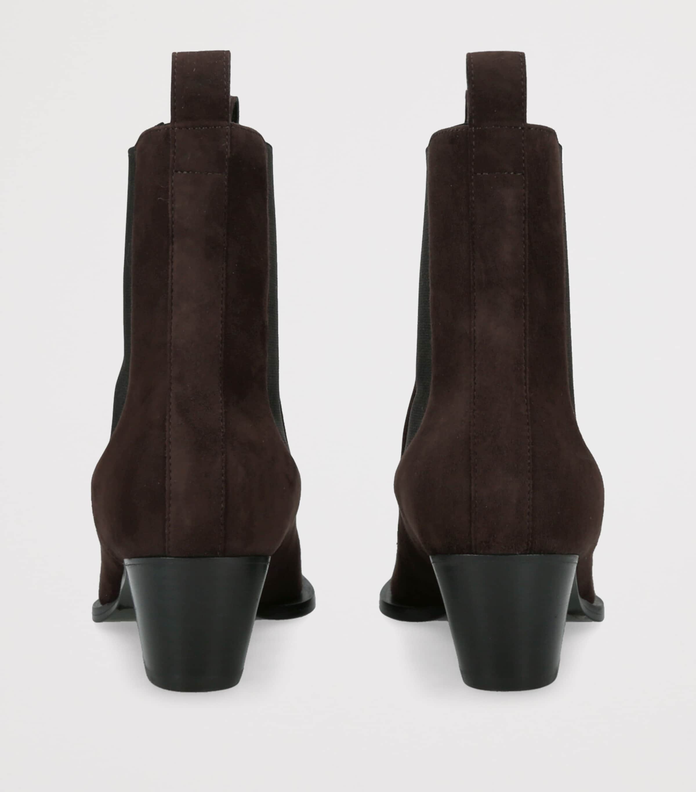 Suede City Ankle Boots 50 DARK BROWN Image 2