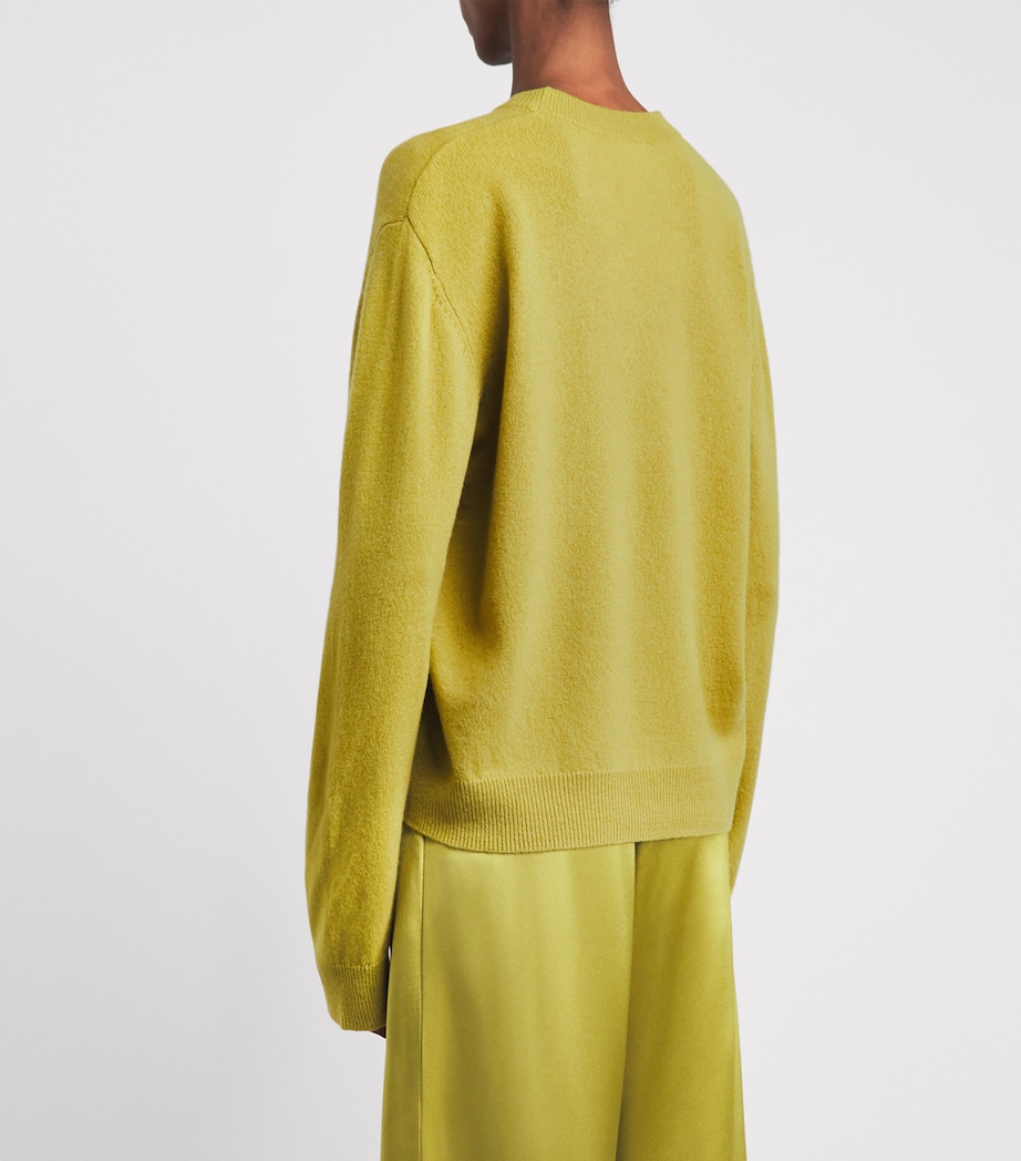 LESET Womens Wool Jesse Sweater Chartreuse Image 5