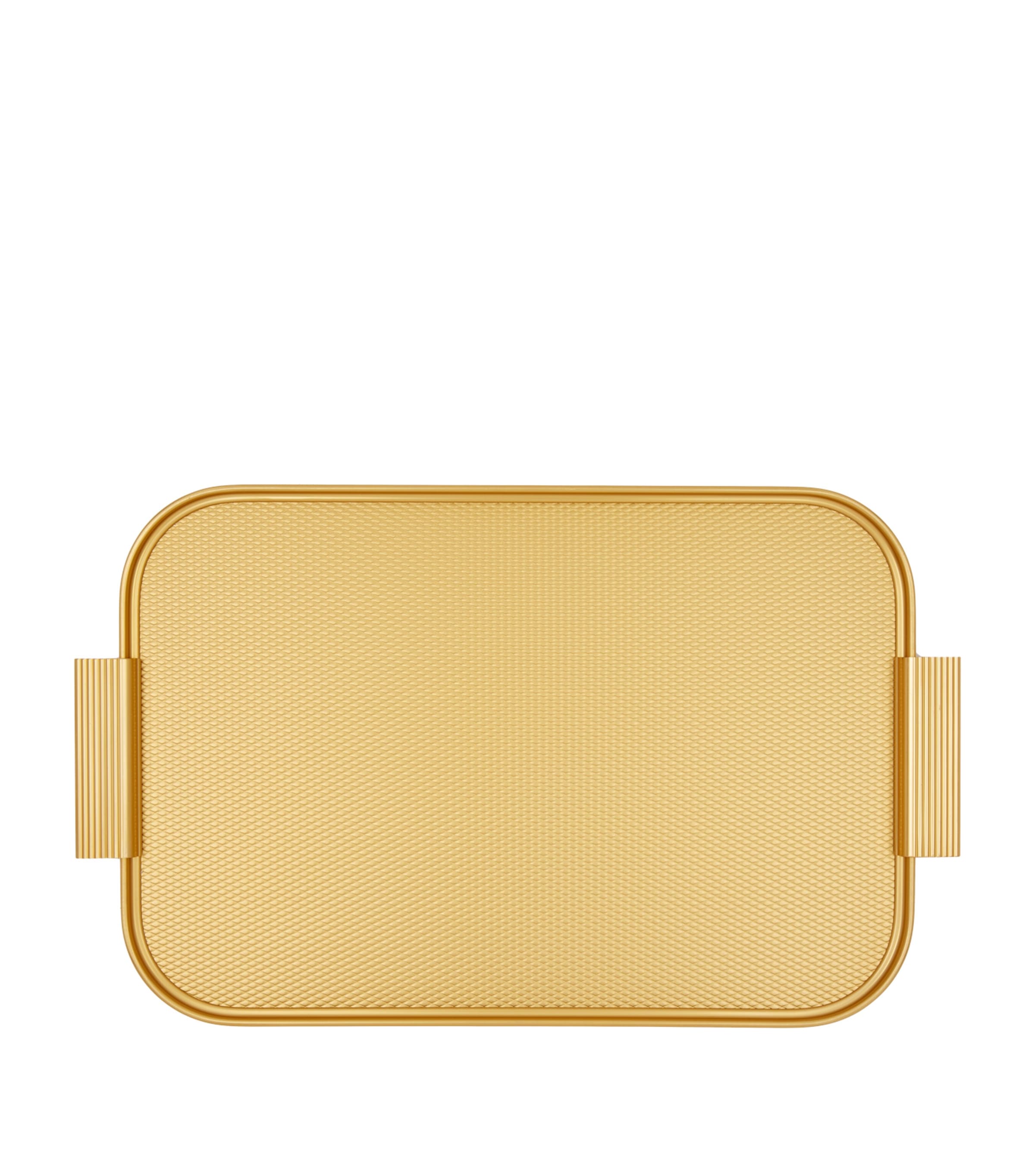 Ribbed Serving Tray GOLD Image 2