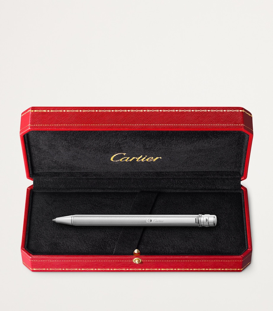 Santos de Cartier Ballpoint Pen SILVER Image 4