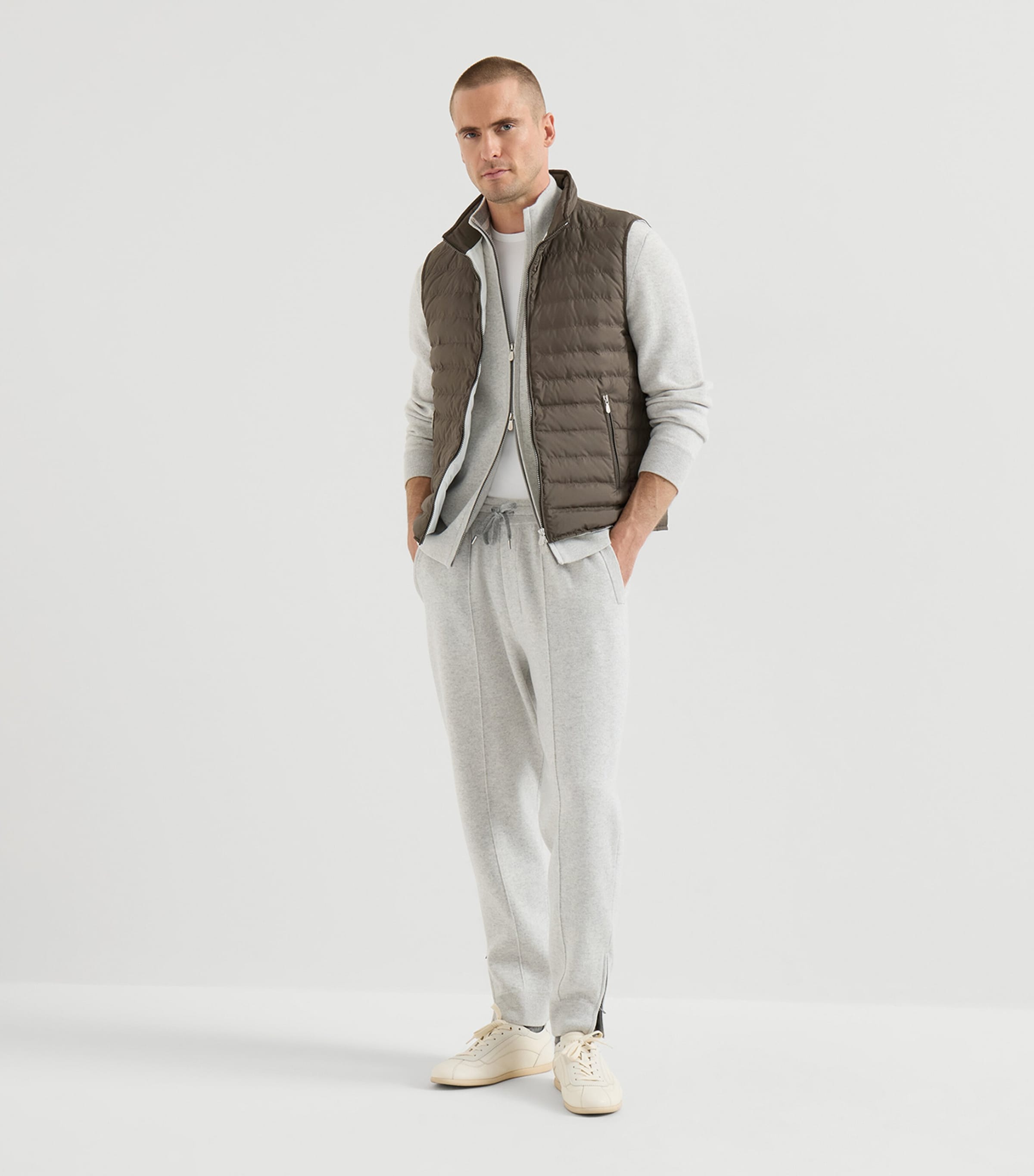 Brunello Cucinelli Mens Down Gilet Image 5