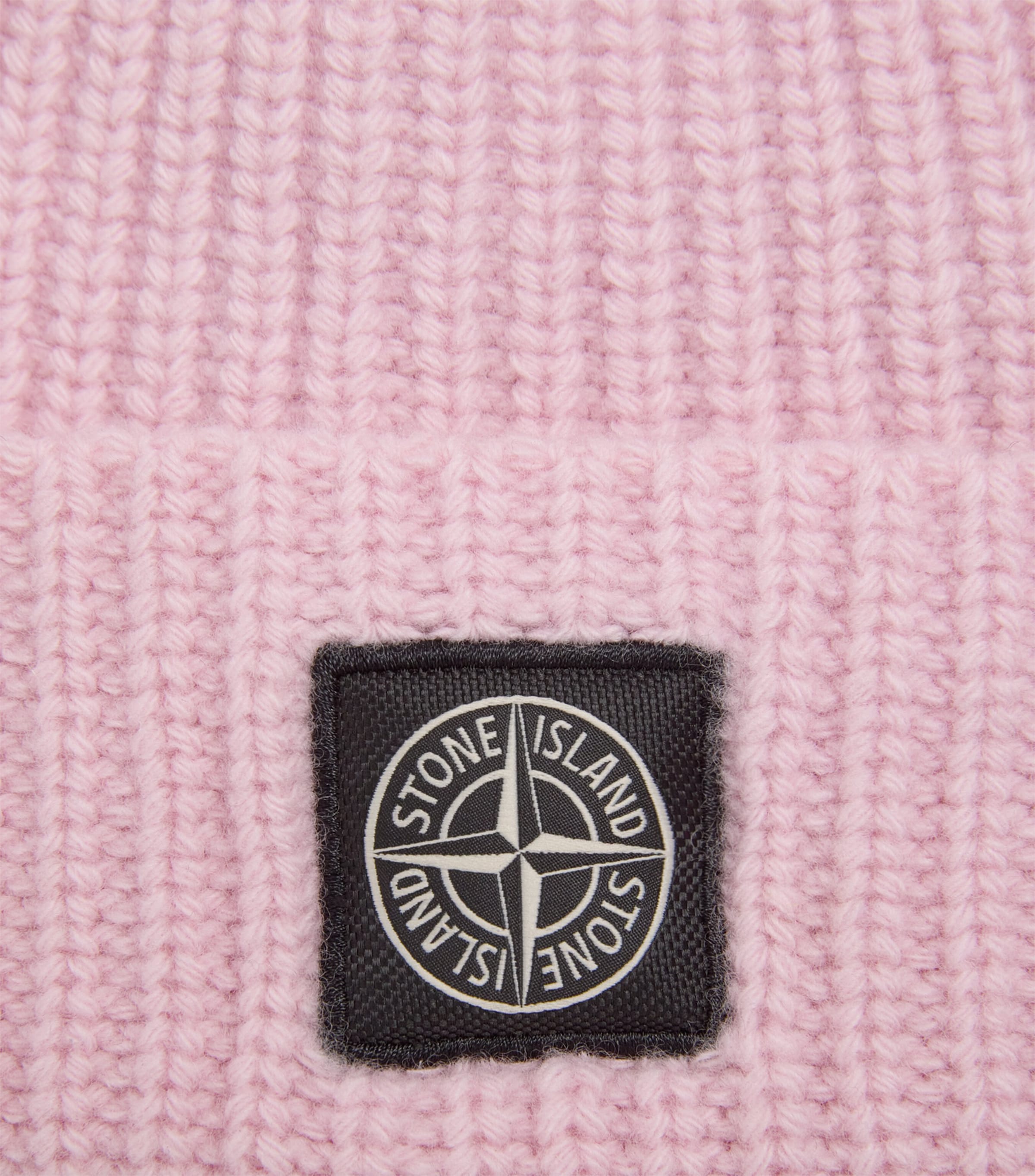 Virgin Wool Ribbed Beanie V0080 Image 3