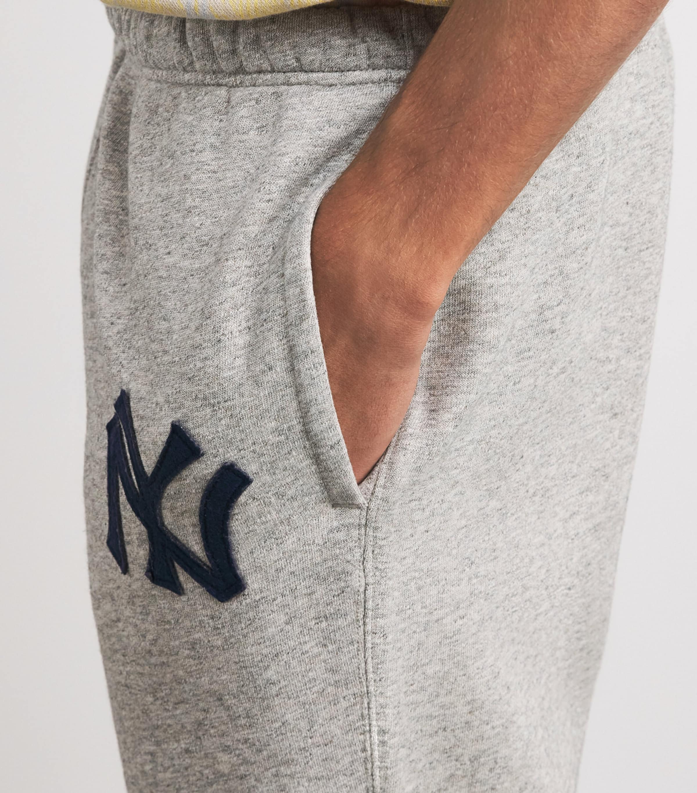 Polo Ralph Lauren Mens x Yankees Logo Sweatpants Loft Heather Image 3